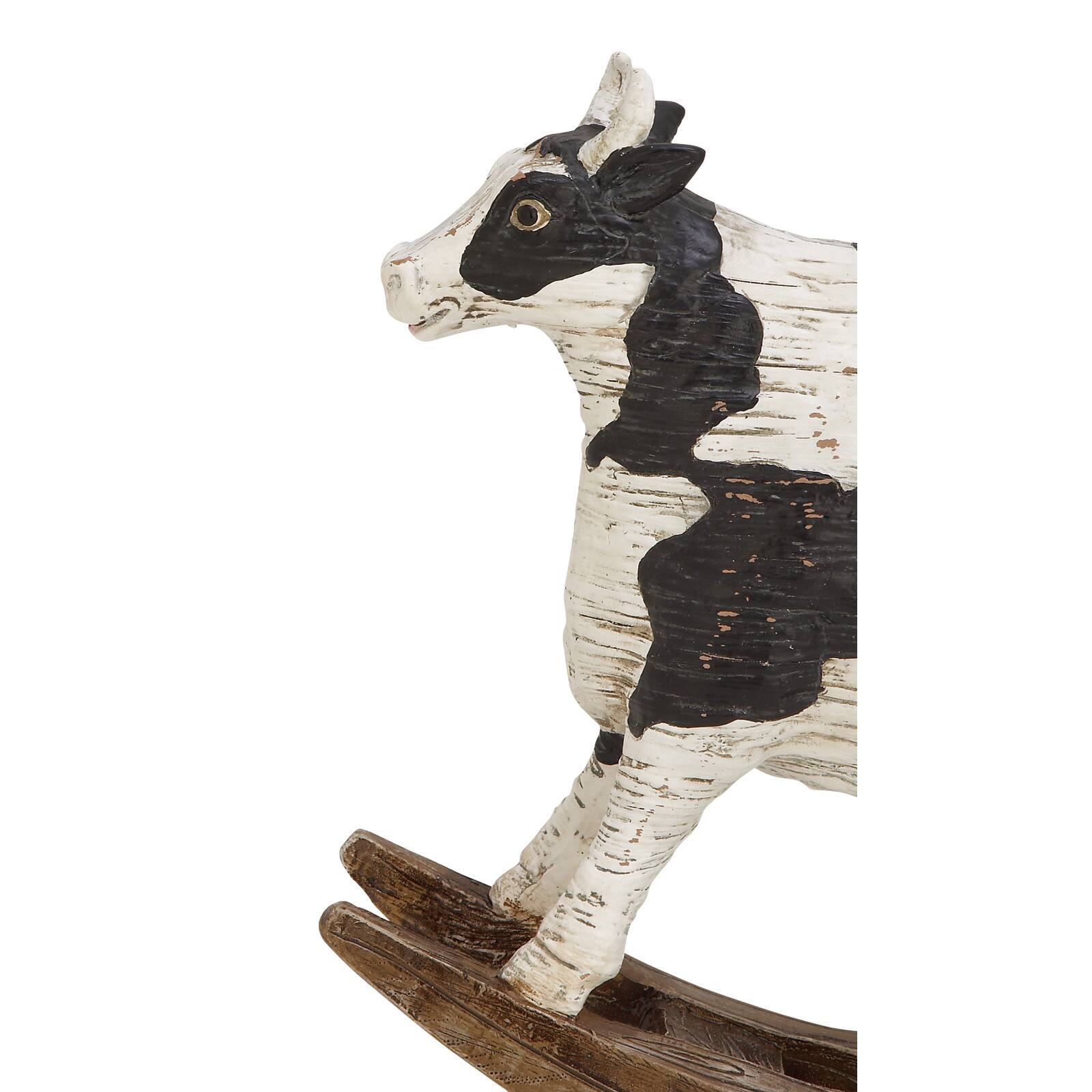 12" Farmhouse Cow Sculpture