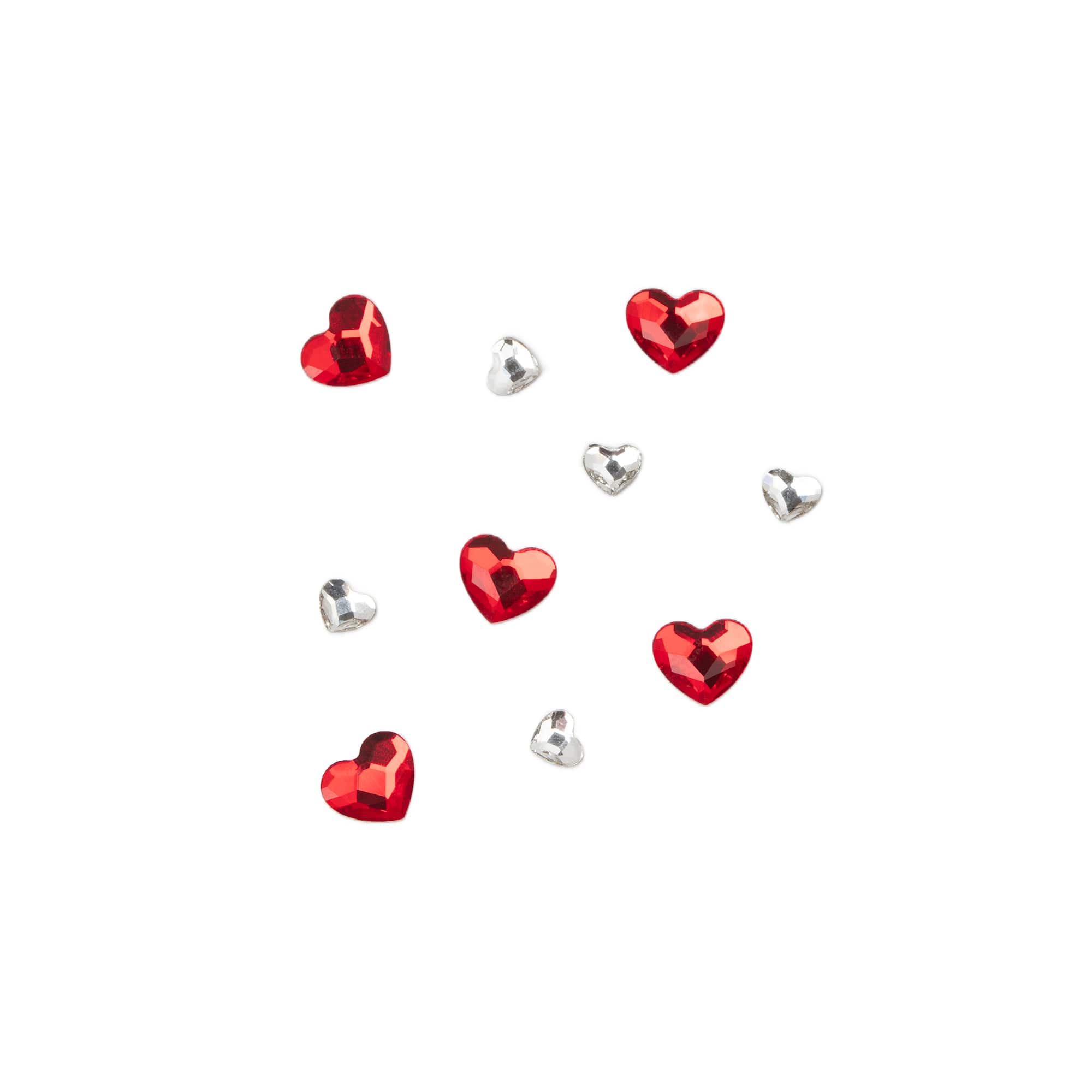 Crystal & Light Siam Heart Glue-On Austrian Crystal Mix by Bead Landing™, 10ct.
