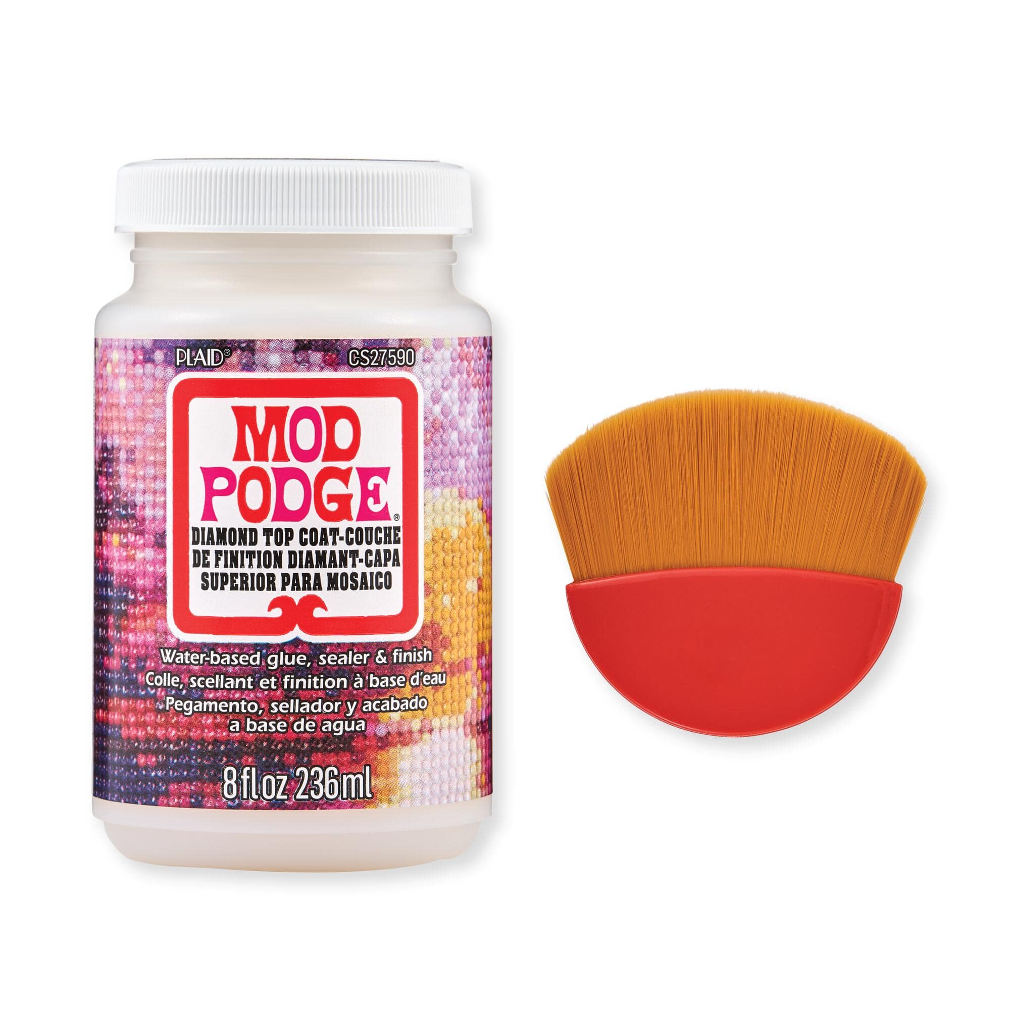 Mod Podge® Diamond Topcoat & Brush Kit