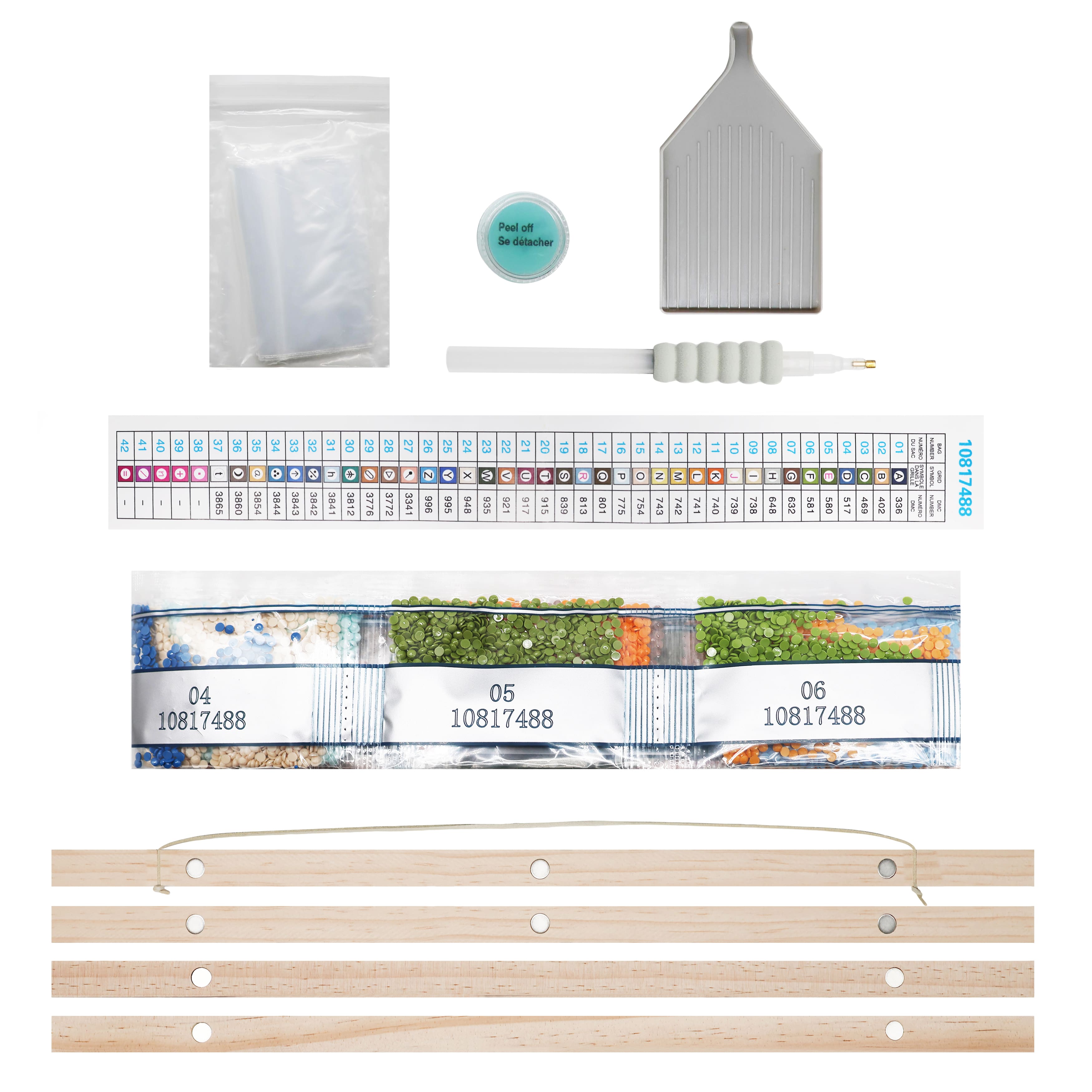 16" x 20" French Riviera Diamond Art Kit with Wood Frame by Make Market®