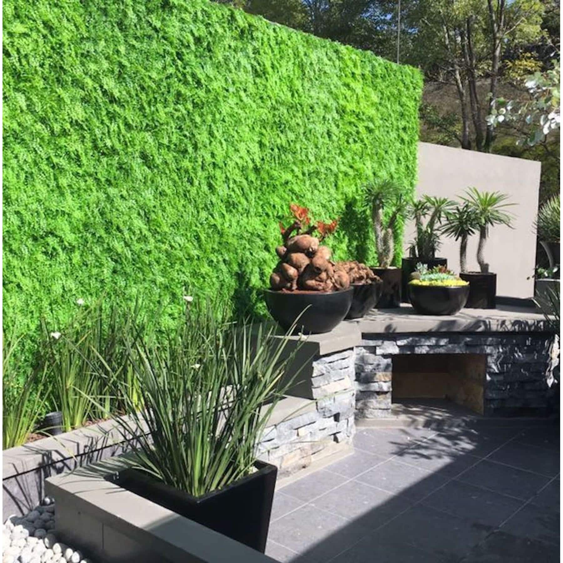 20" Maya Style Plant Living Wall Panels, 4ct.
