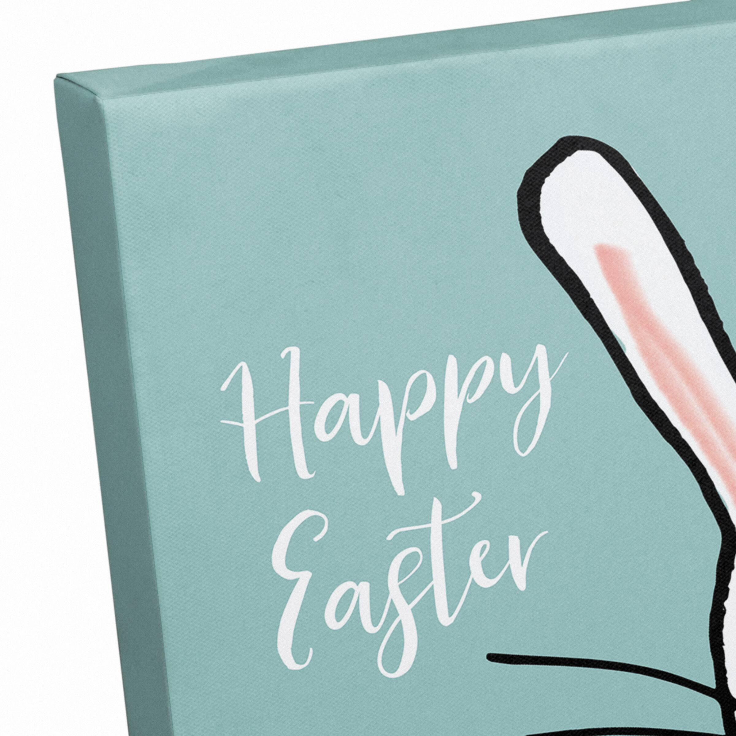 Happy Easter Eggs Canvas Art