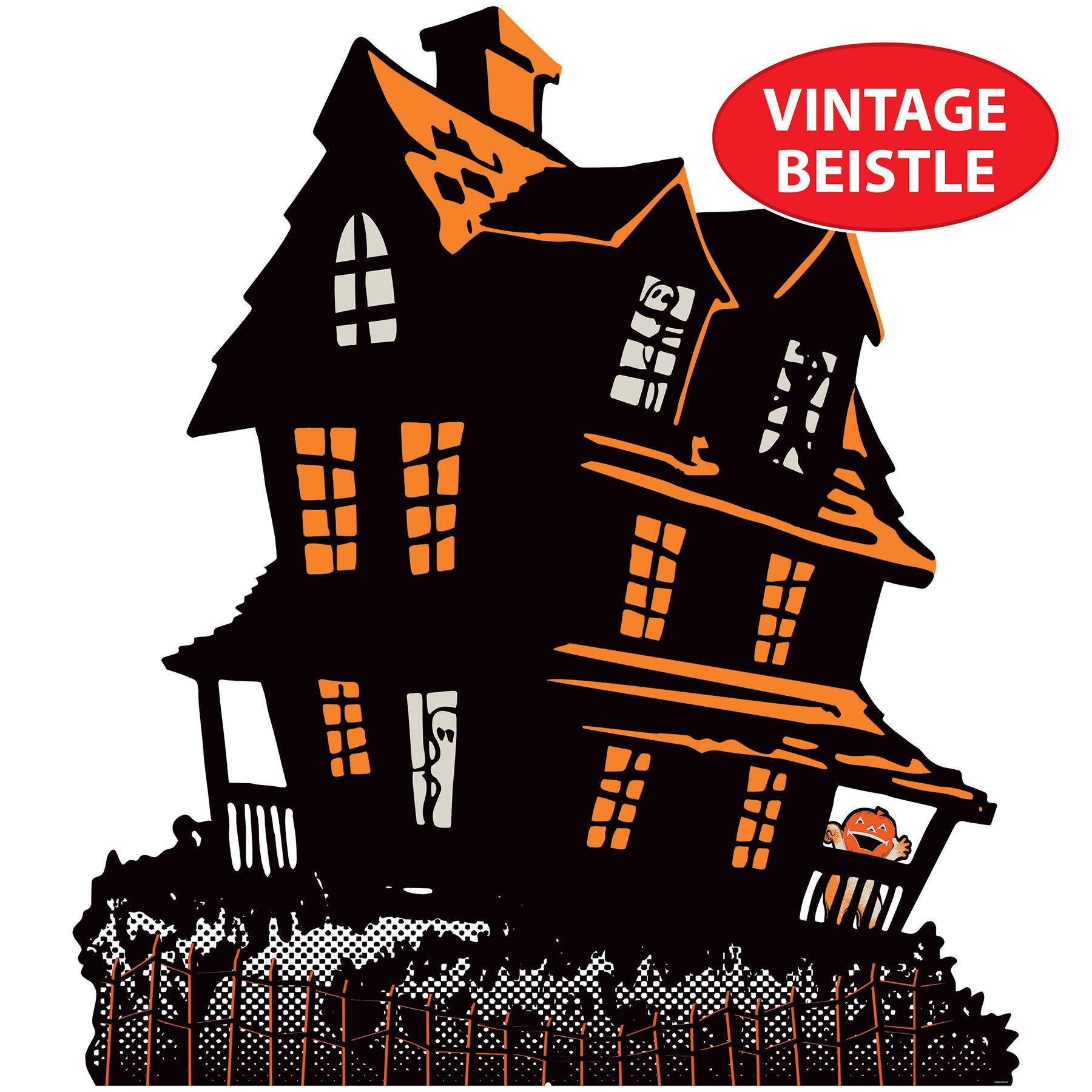 Beistle Vintage Halloween Haunted House Stand-Up Photo Prop