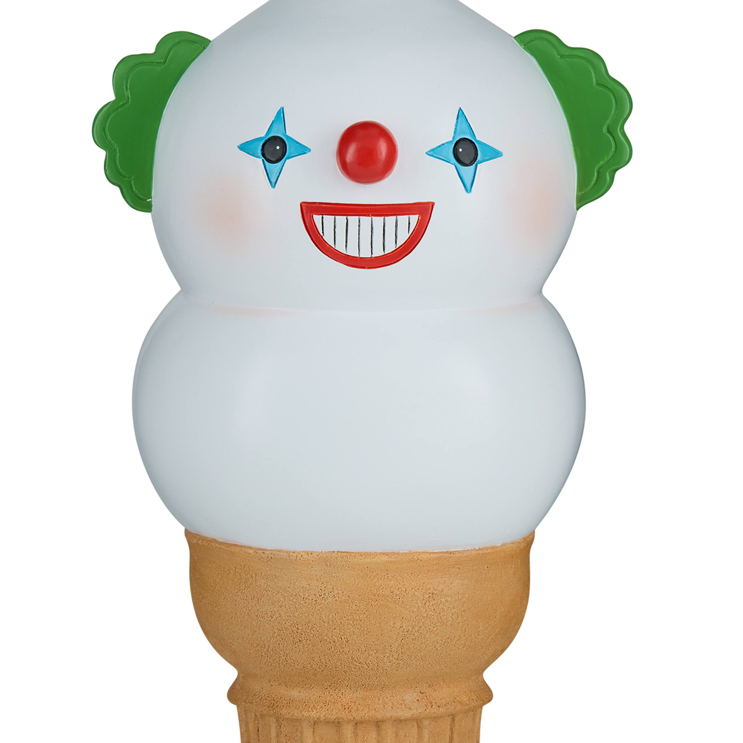 14" Creepy Clown i-Scream Cone Tabletop Figurine