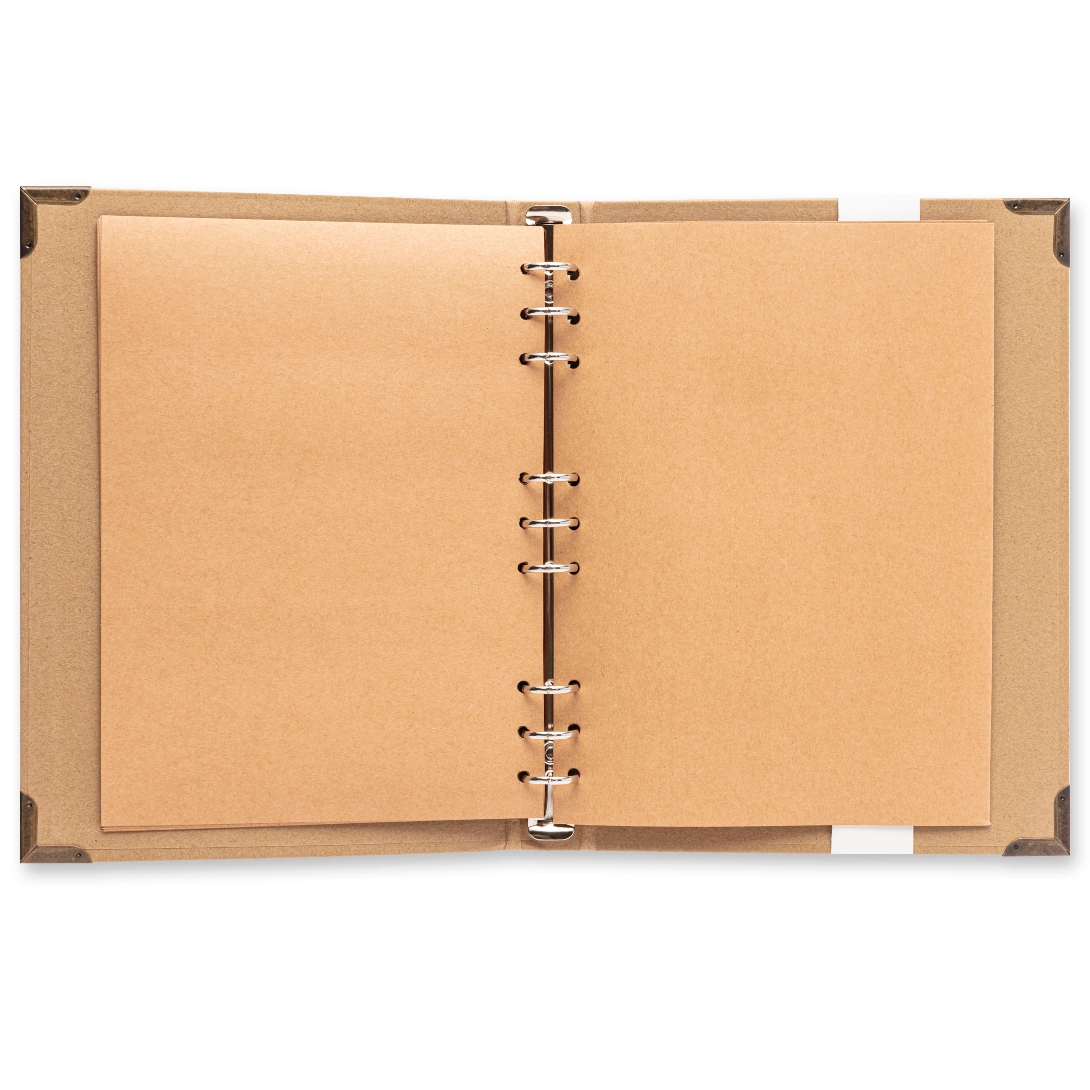 6 Pack: Kraft Journal Scrapbook Album by Recollections™