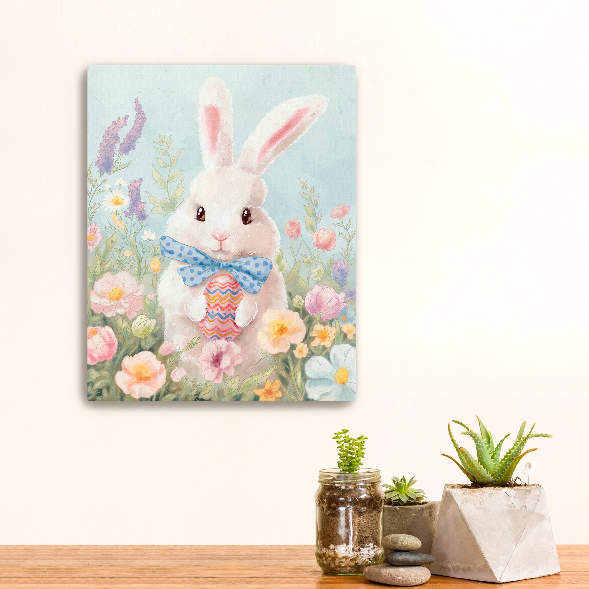 Lumaprints Garden Bunny Canvas Giclée Art