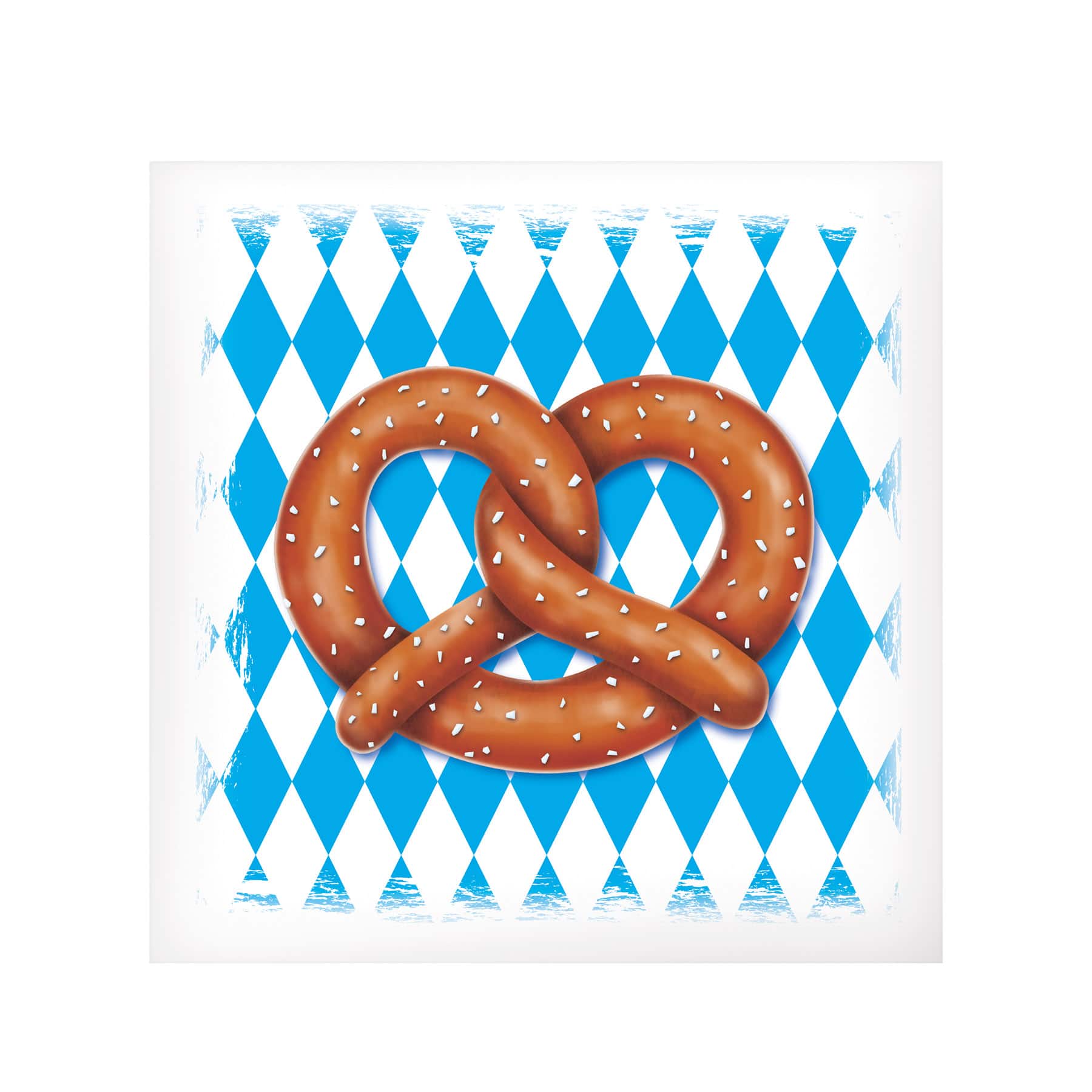 Beistle 6" x 5.75" Oktoberfest Pretzel Bags, 50ct.