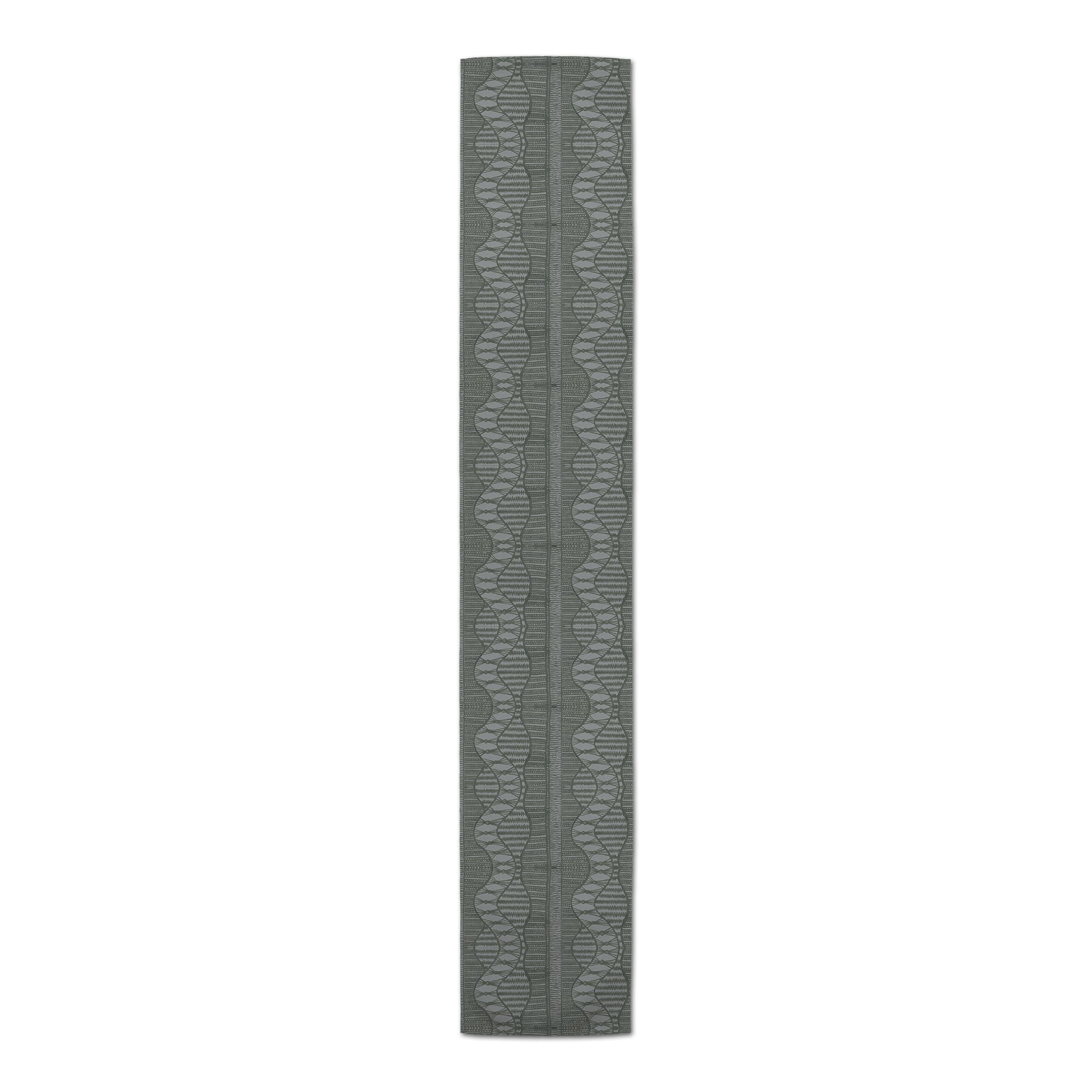 90" Lace Pattern Cotton Twill Runner