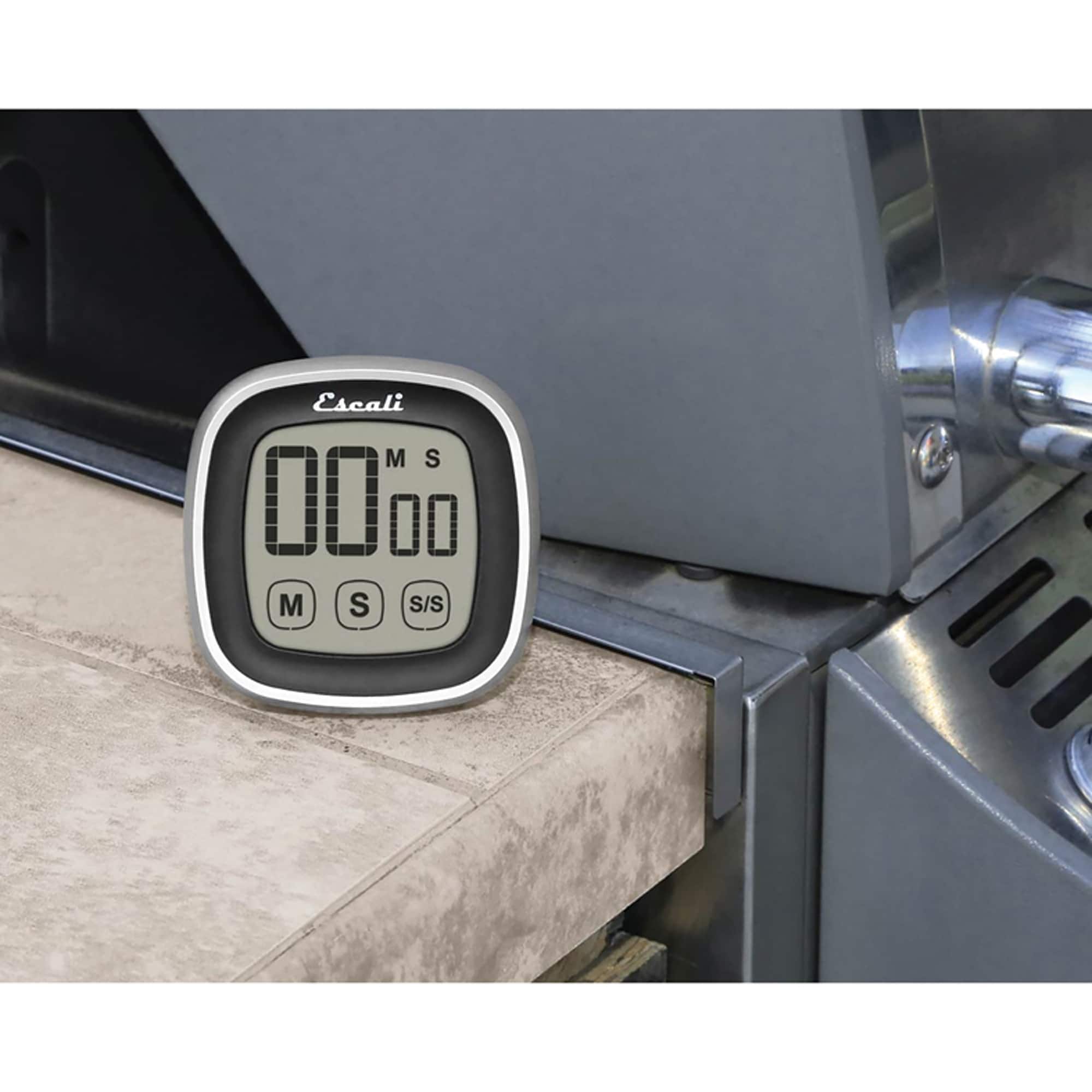 Escali Black Touch Screen Digital Timer