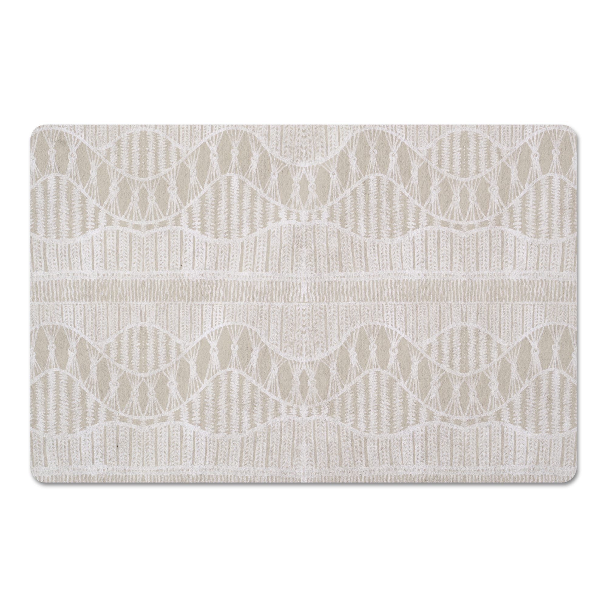 Lace Pattern Floor Mat