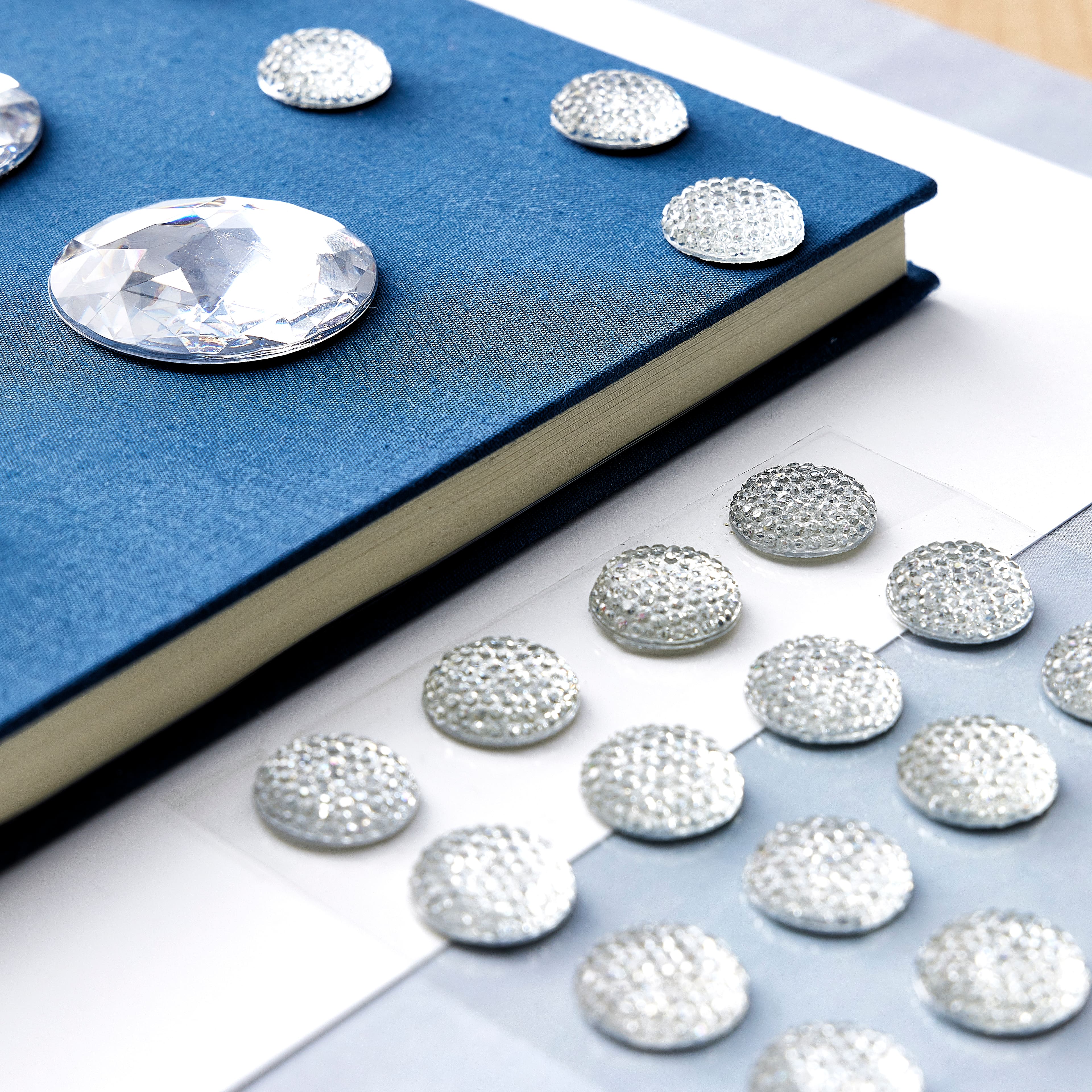 12 Packs: 20 ct. (240 total) 16mm Clear Sugar Stone Stickers by Recollections™