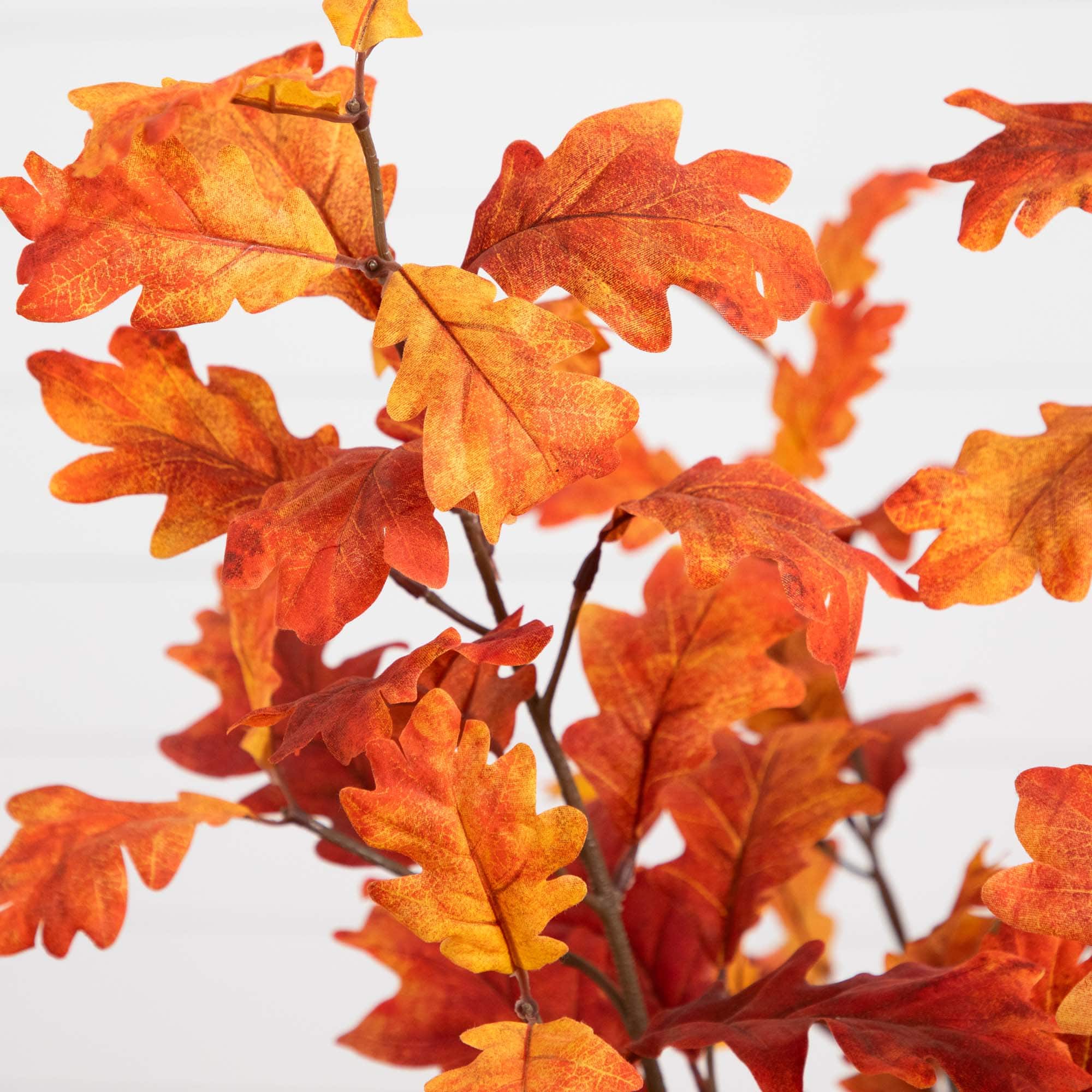 4ft. Potted Artificial Autumn Oak Tree