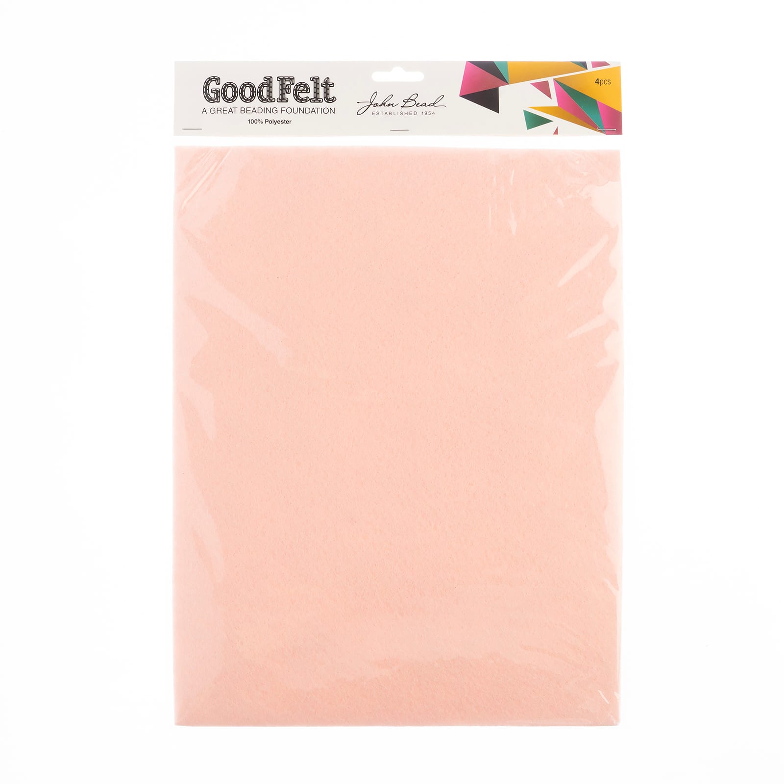 John Bead GoodFelt Beading Foundation, 8.5 x 11", 4ct.