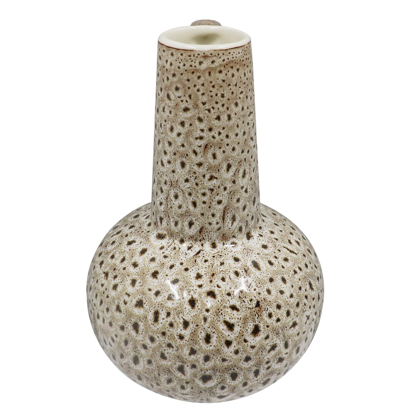 8.75" Cream Ceramic Vase by Ashland®