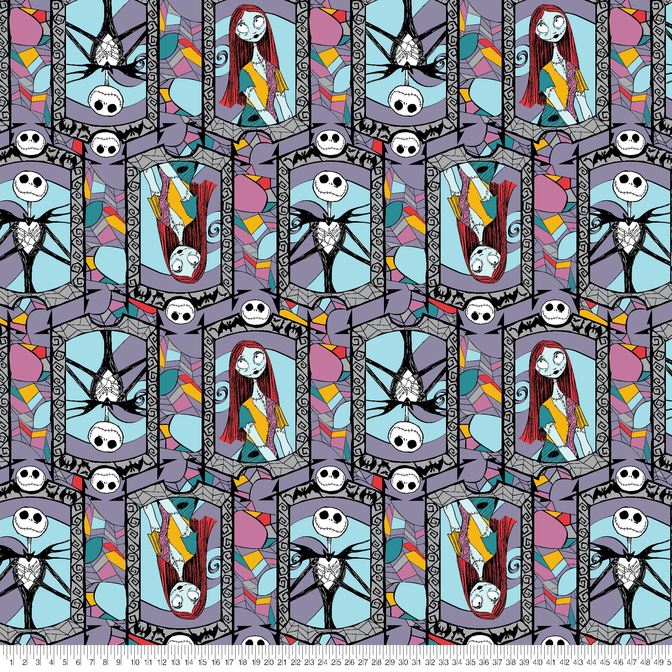 Springs Creative Disney® Nightmare Before Christmas Stained Glass Fleece