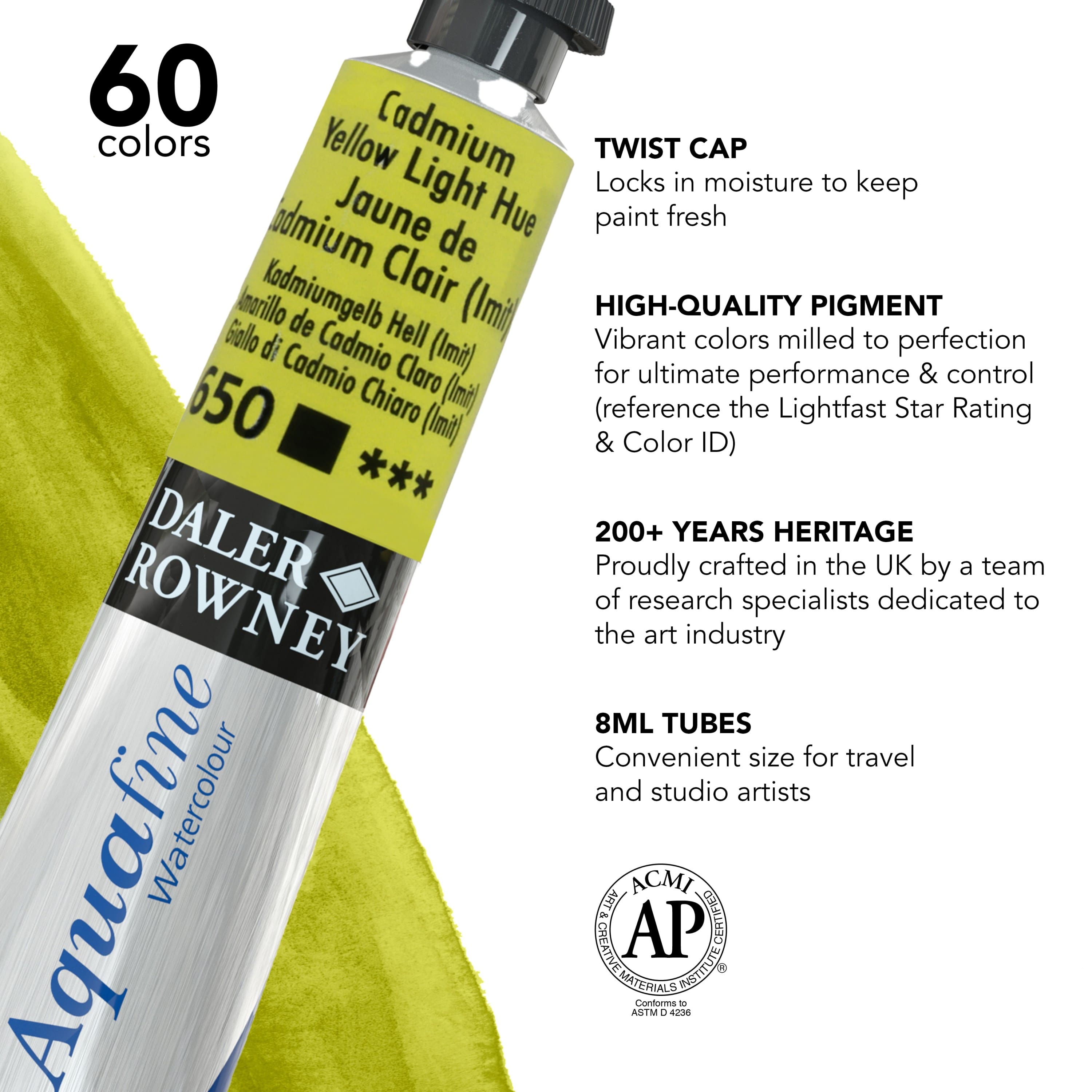 12 Pack: Daler-Rowney® Aquafine Watercolour Paint, 8mL