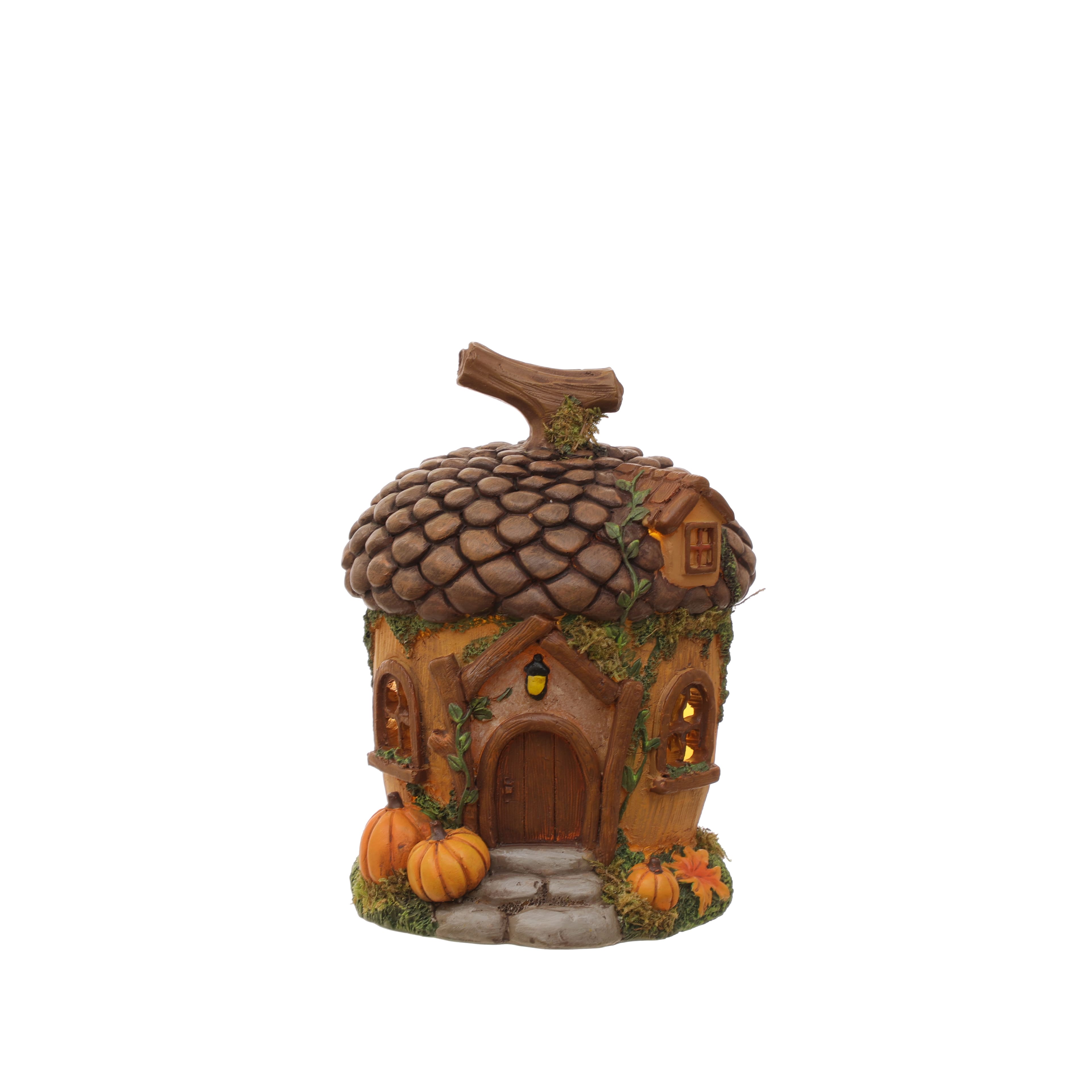 6" Acorn House LED Mini Decoration by Ashland®