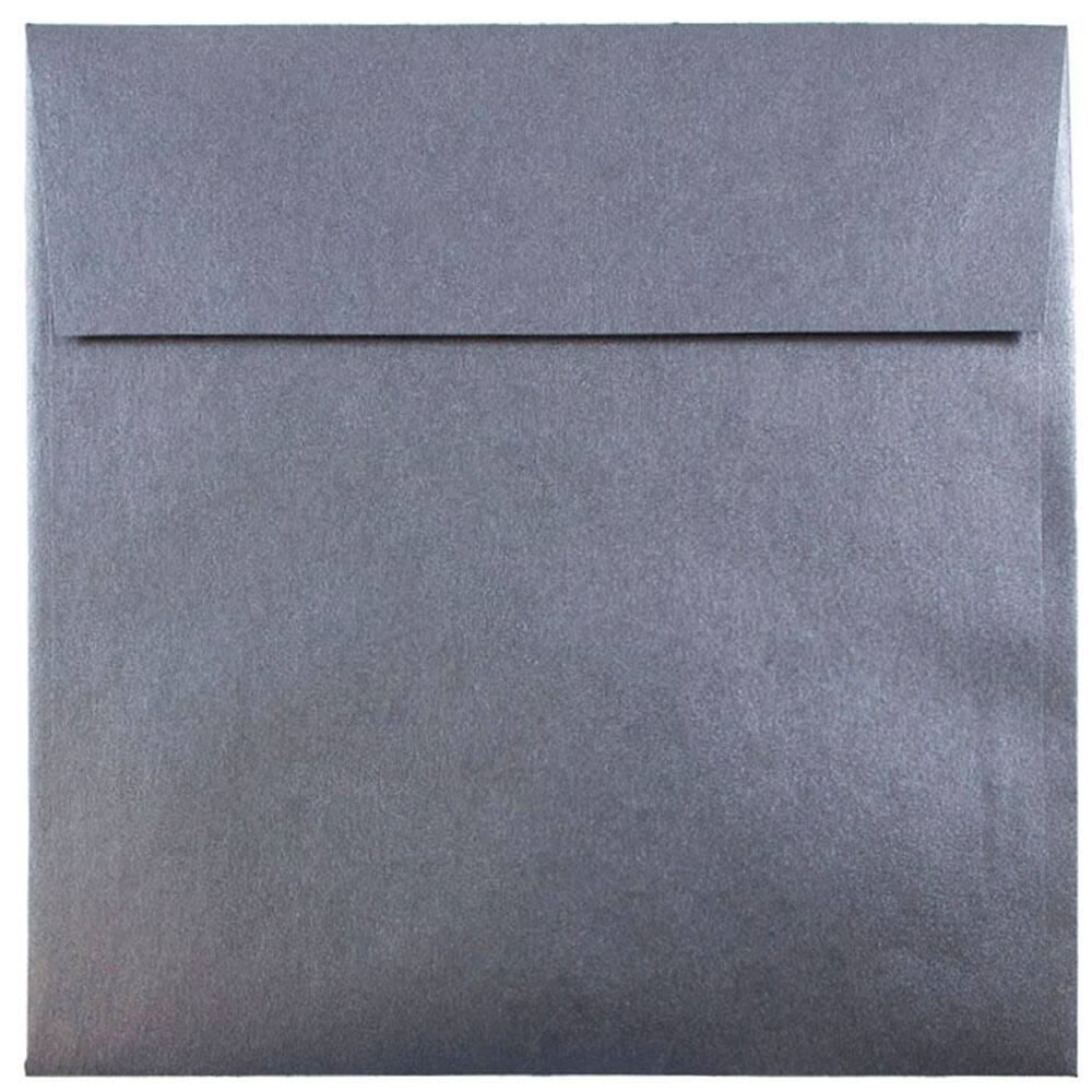 JAM Paper 6.5" x 6.5" Square Metallic Invitation Envelopes