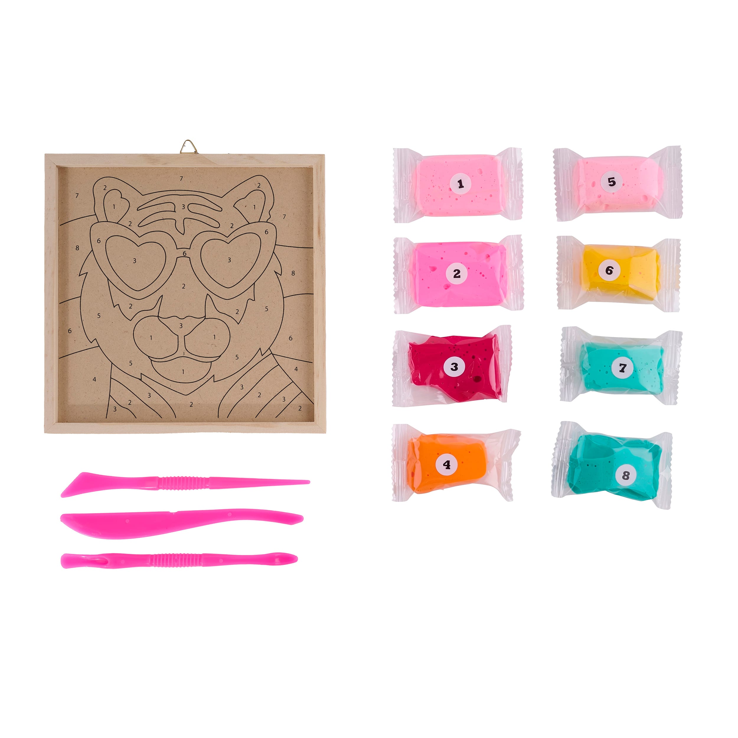 Vivid by Brea Reese® 6" x 6" Tiger Clay Painting Kit