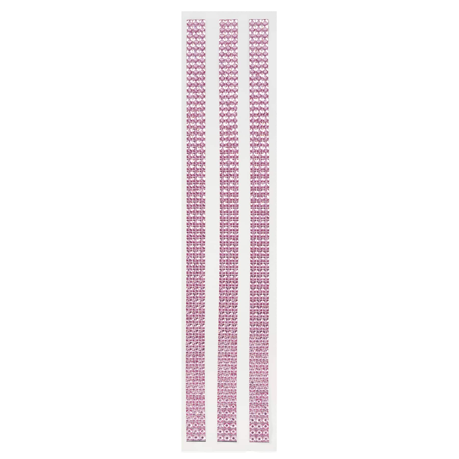 12 Packs: 3 ct. (36 total) Light Pink Border Bling Stickers by Recollections™