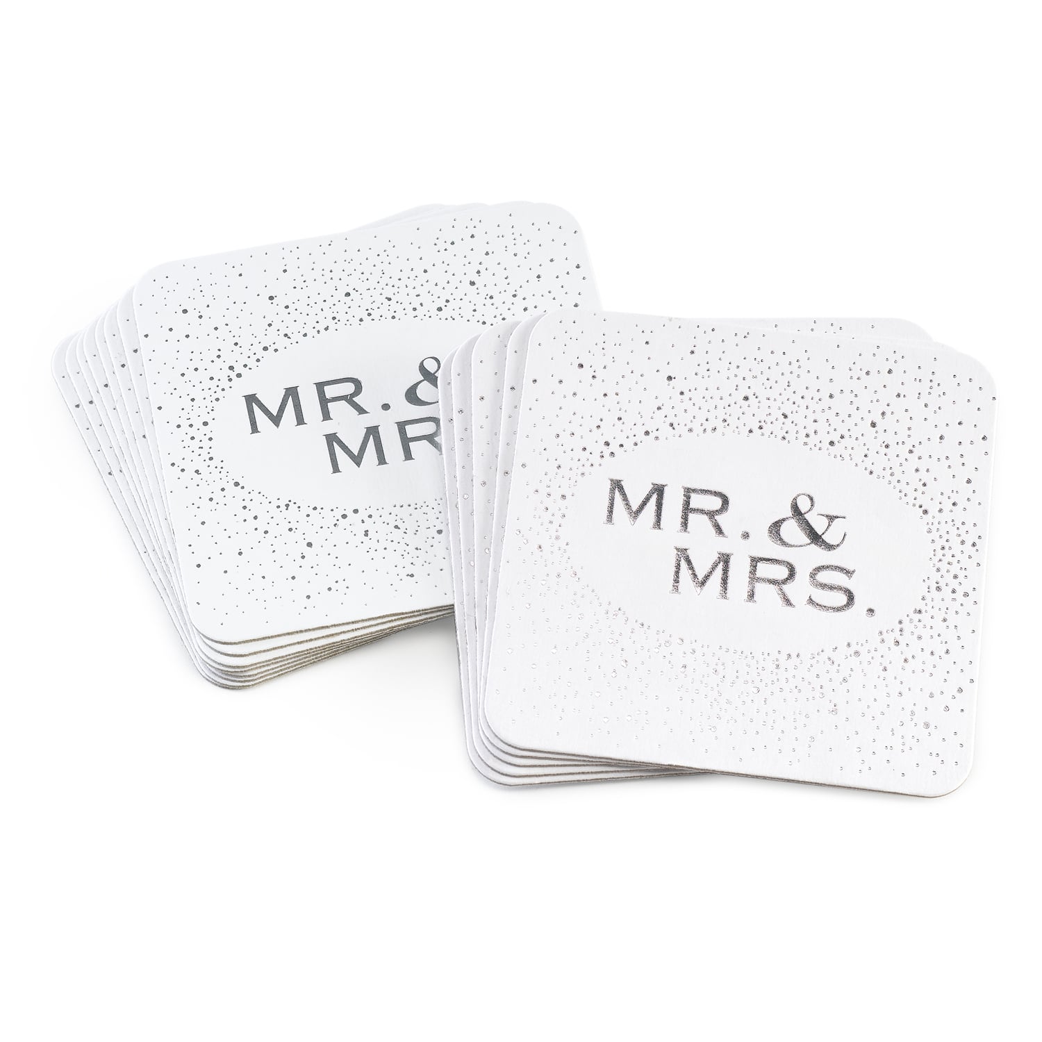 Hortense B. Hewitt Co.™ Silver Dot Coasters
