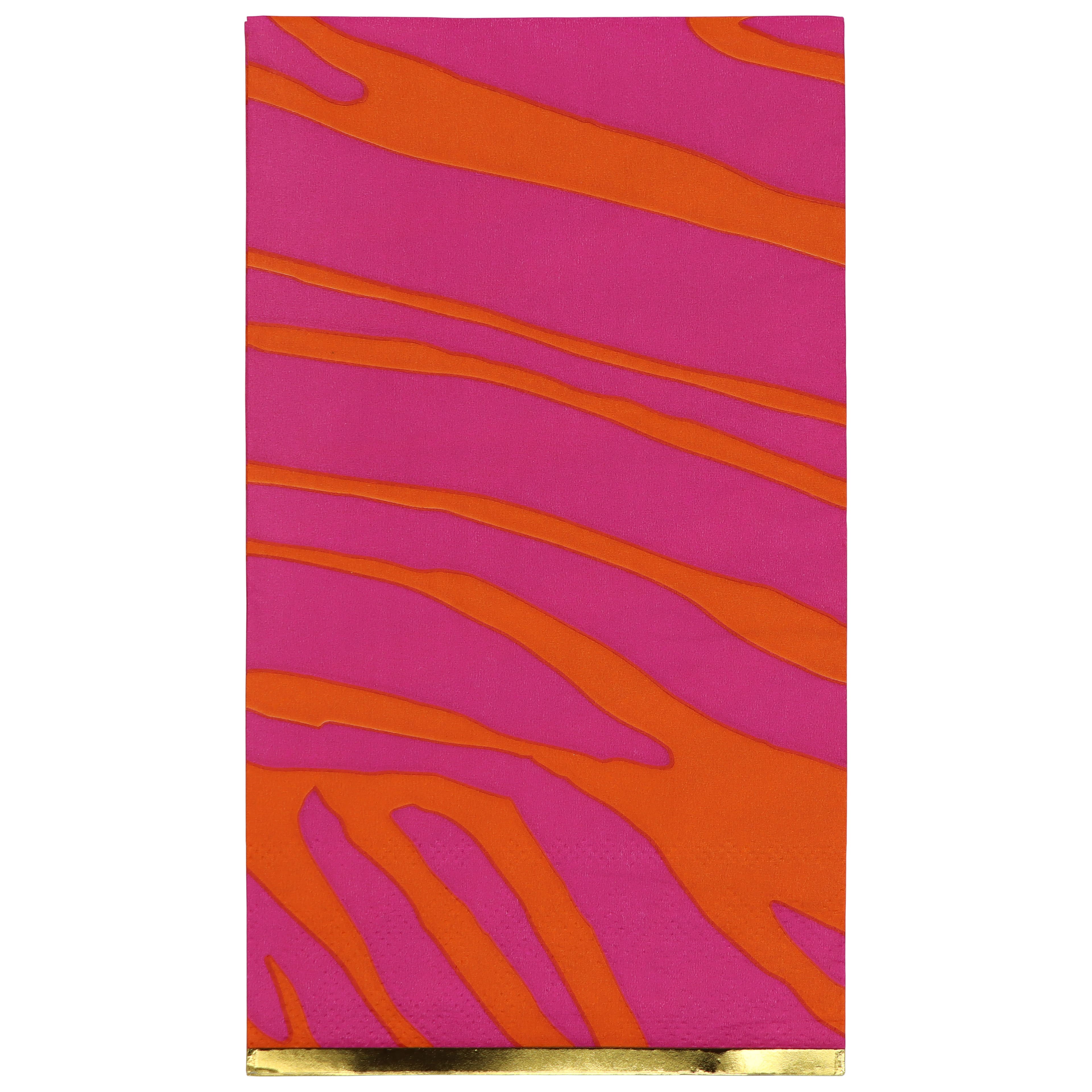 Pink Jungle Tiger Stripes Paper Guest Napkins, 20ct. by Celebrate It™