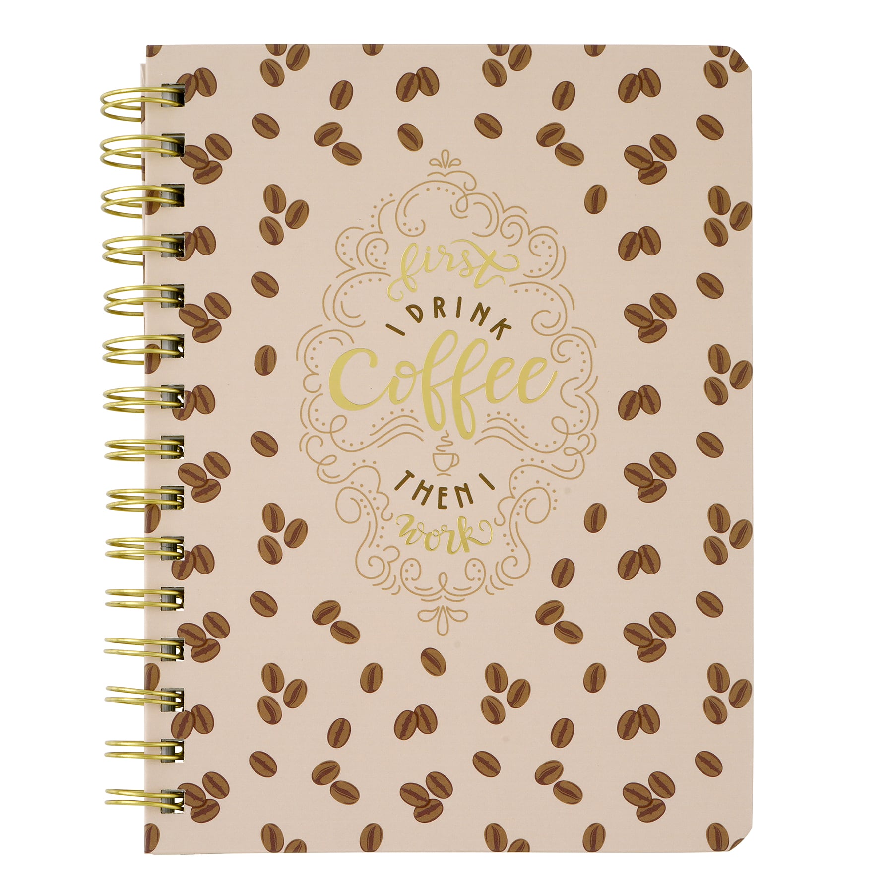 Back to School 6" x 8" Coffee Beans Hardcover Wire Bound Journal by Recollections™