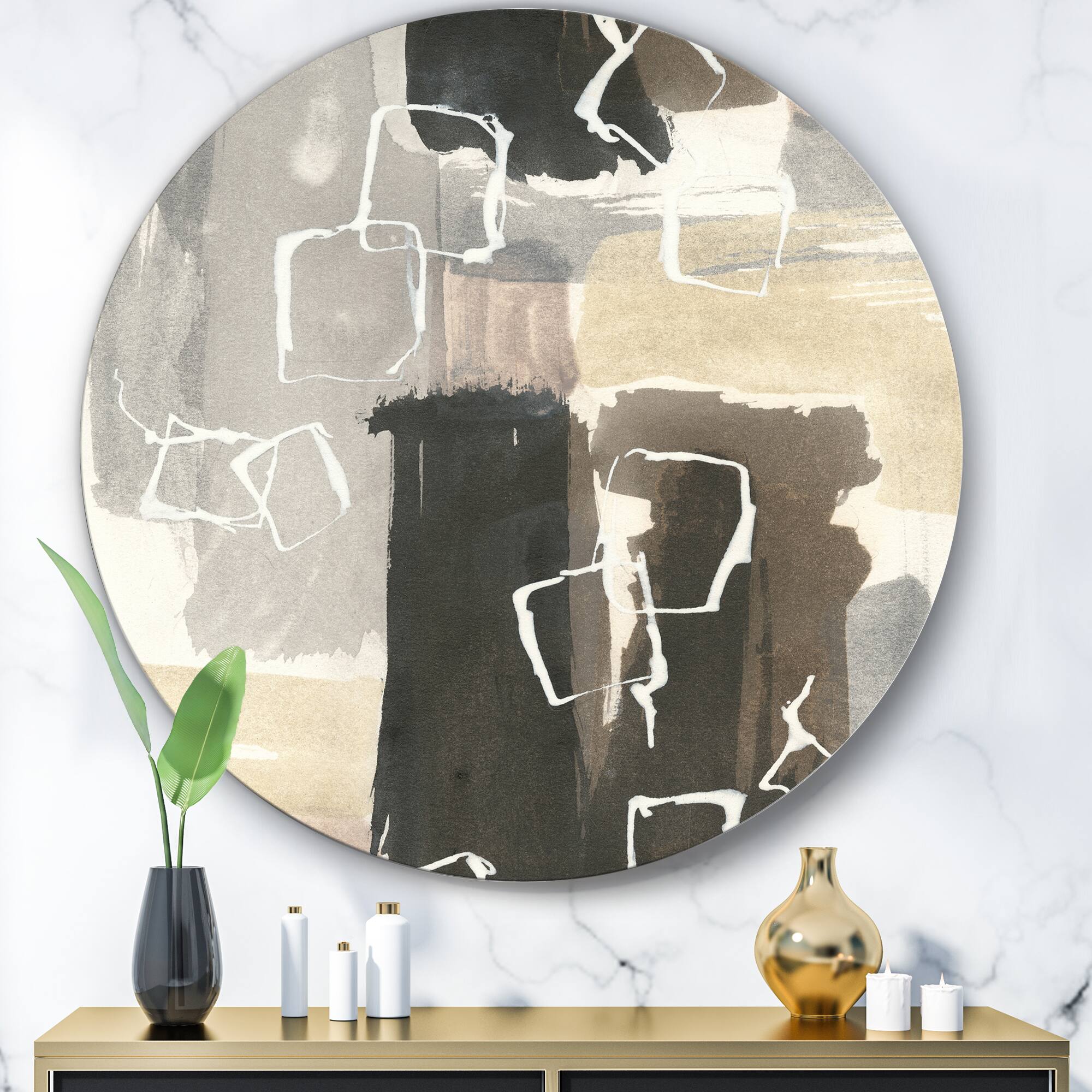 Designart - Glam Dancing shape I