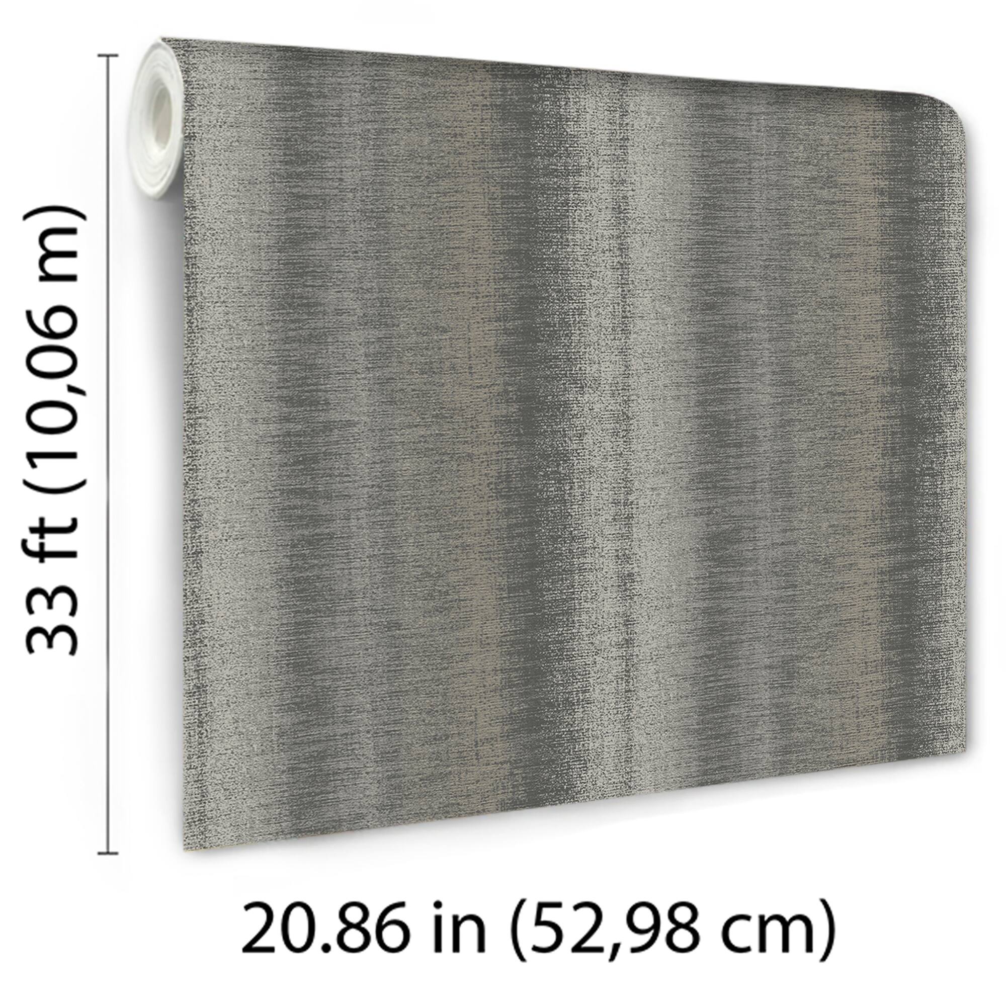 Designs Direct Woven Gradient Stripe Wallpaper