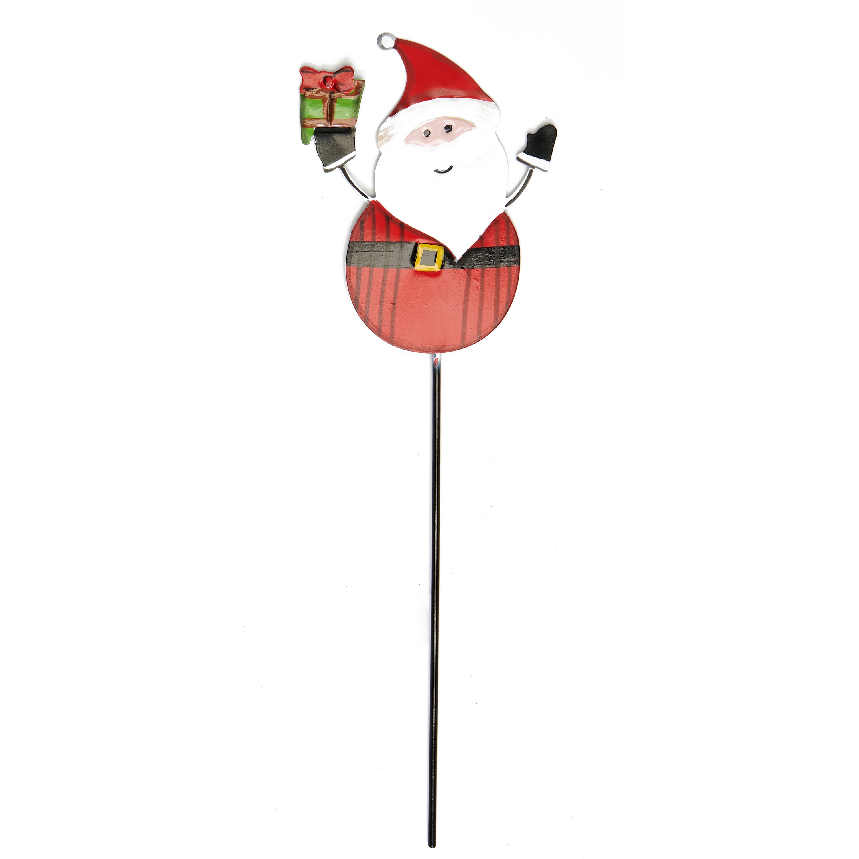 16" Iron Christmas Santa Picks, 3ct.