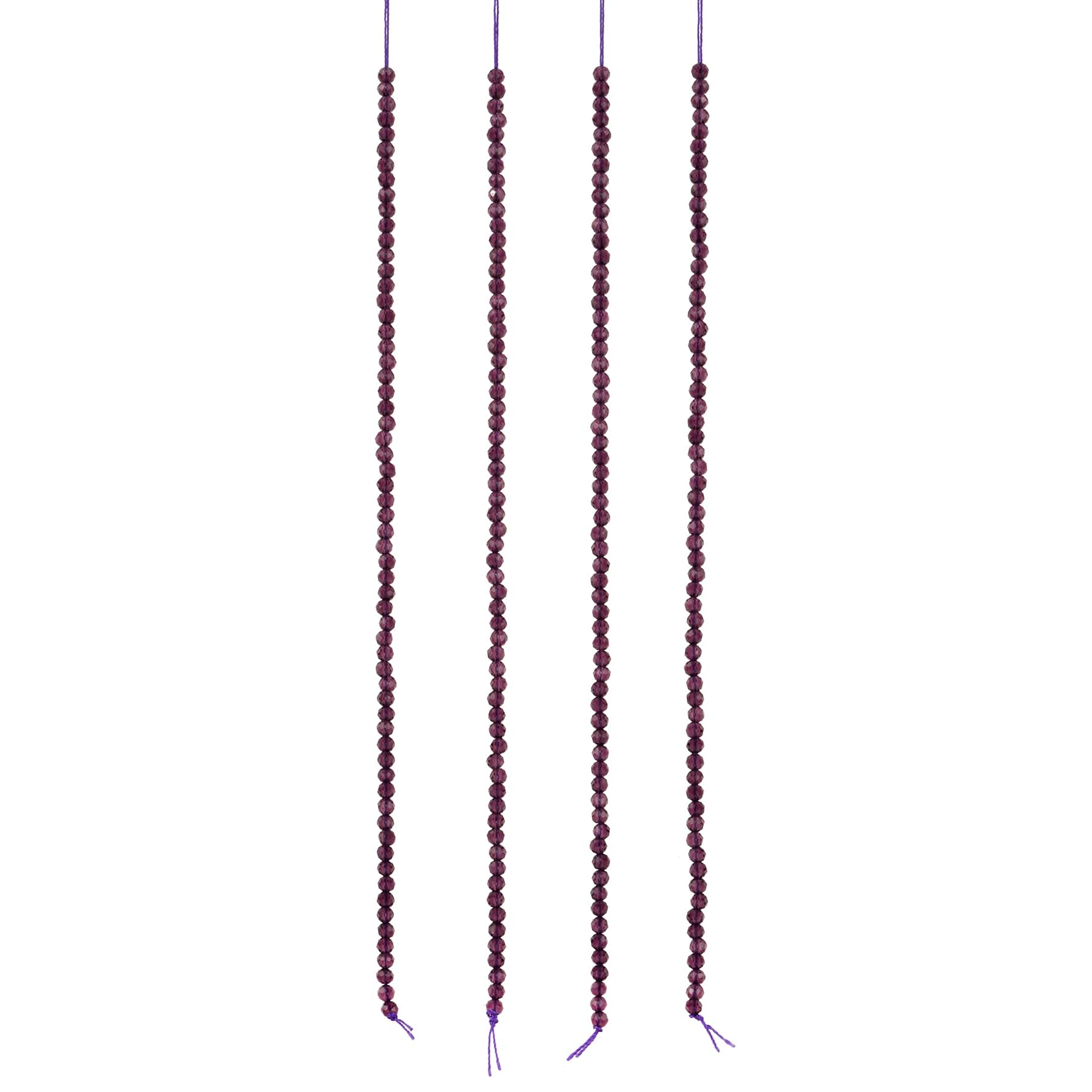 Violet Faceted Glass Round Beads, 2.8mm by Bead Landing™