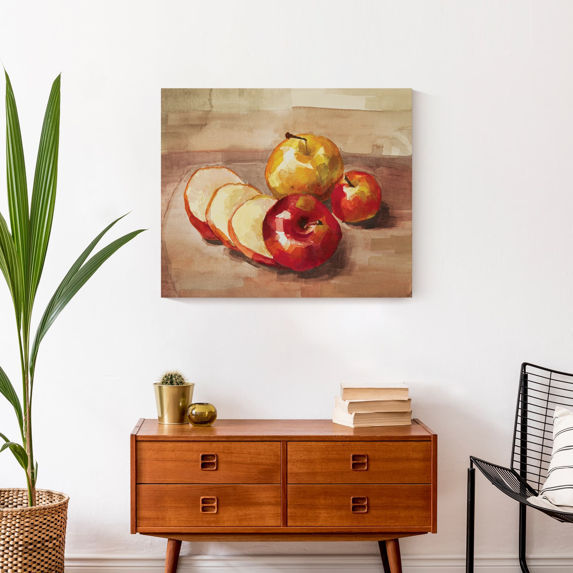 Apple Still Life Canvas Wall Art