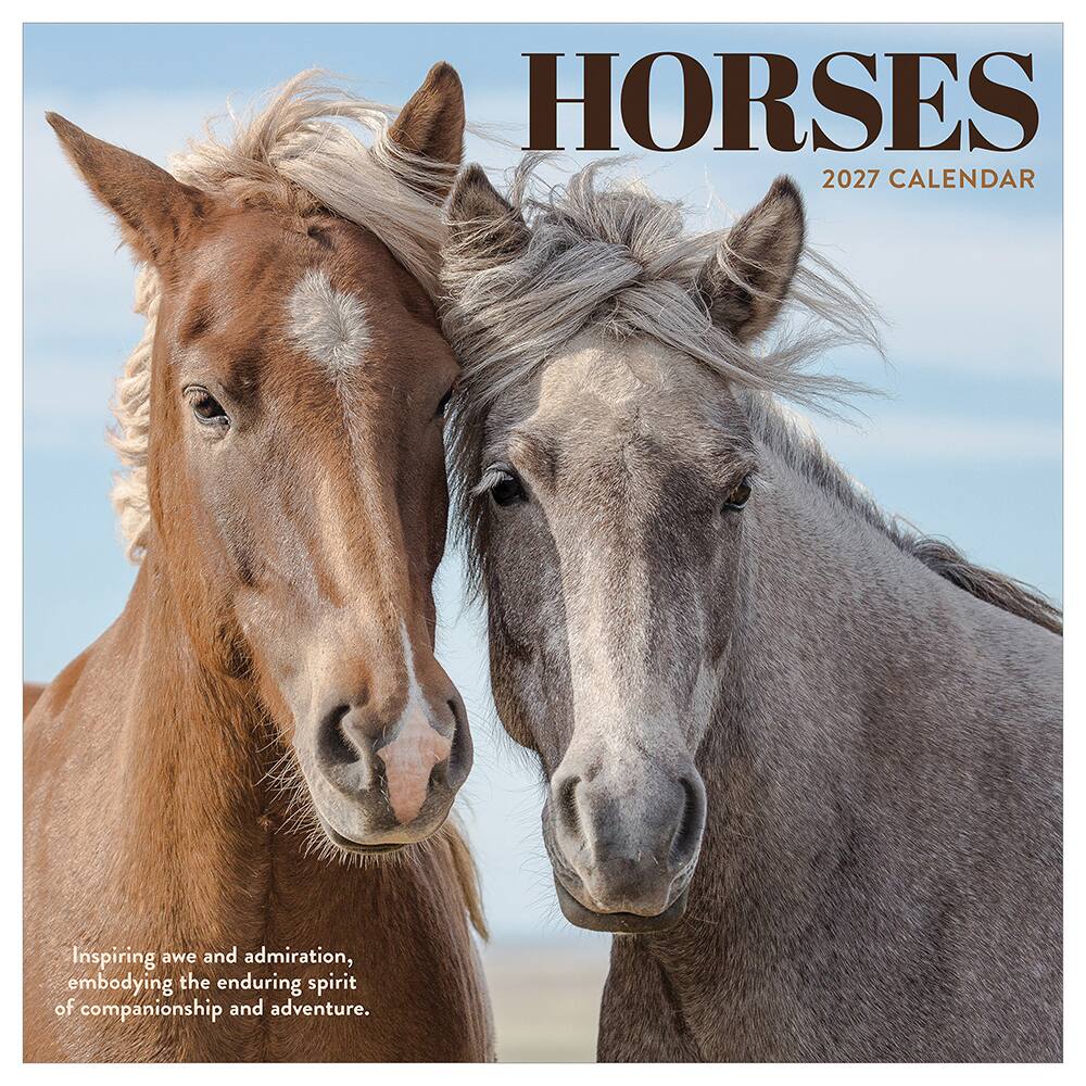 2027 Horses Mini Calendar