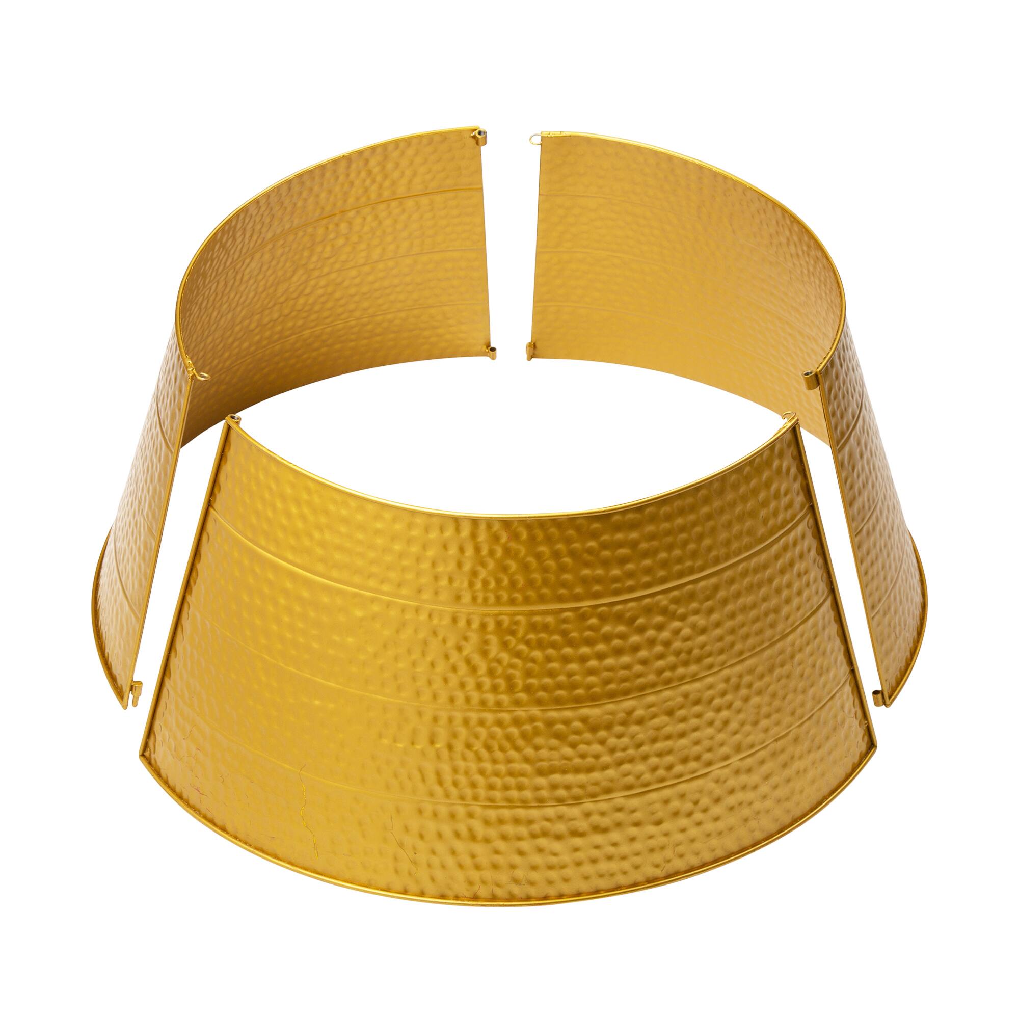 Glitzhome® 26" Hammered Metal Tree Collar