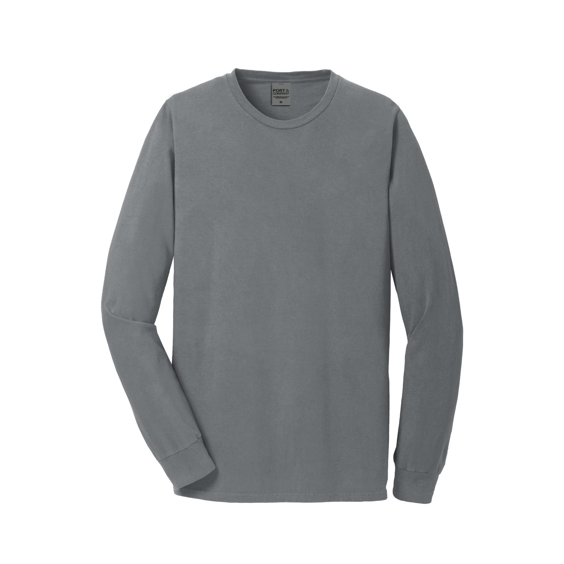 Port & Company® Beach Wash™ Garment-Dyed Long Sleeve Adult T-Shirt