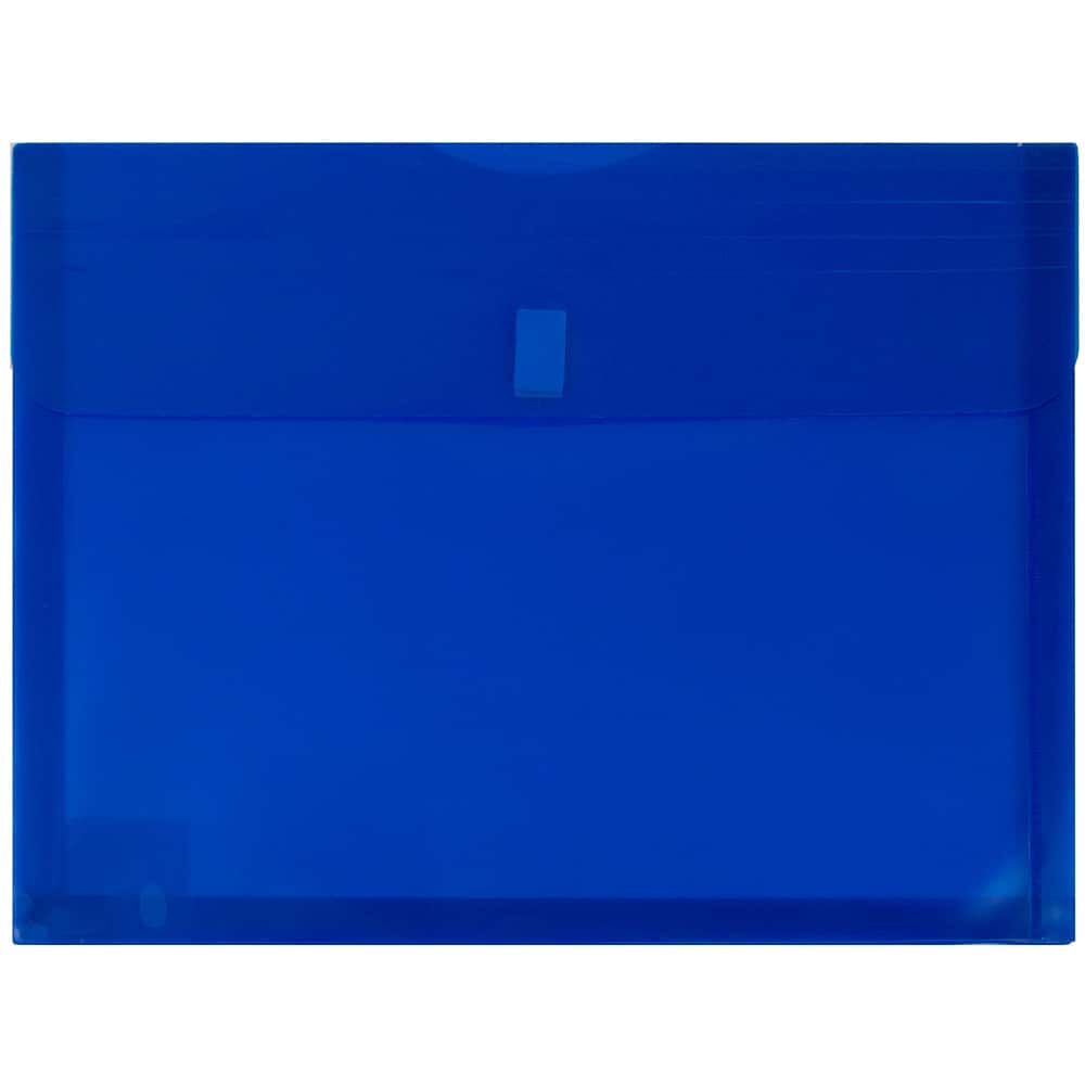 JAM Paper 9.75" x 13" Plastic Hook & Loop Closure Envelopes