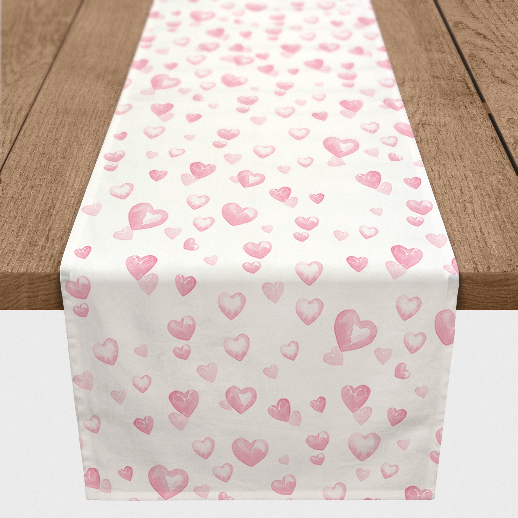 72" Heart Bubble Table Runner