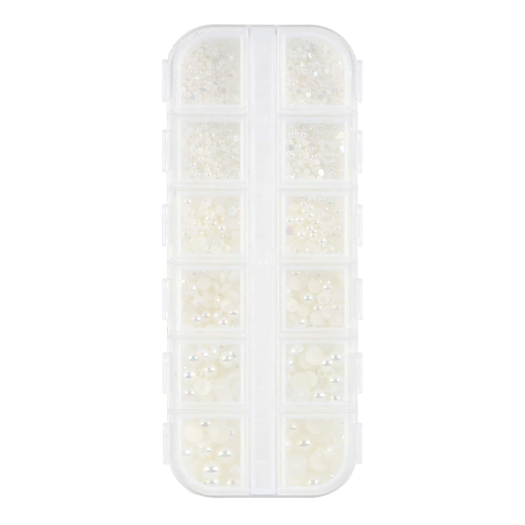 Plastic Round Flatback Pearl Mix by Bead Landing