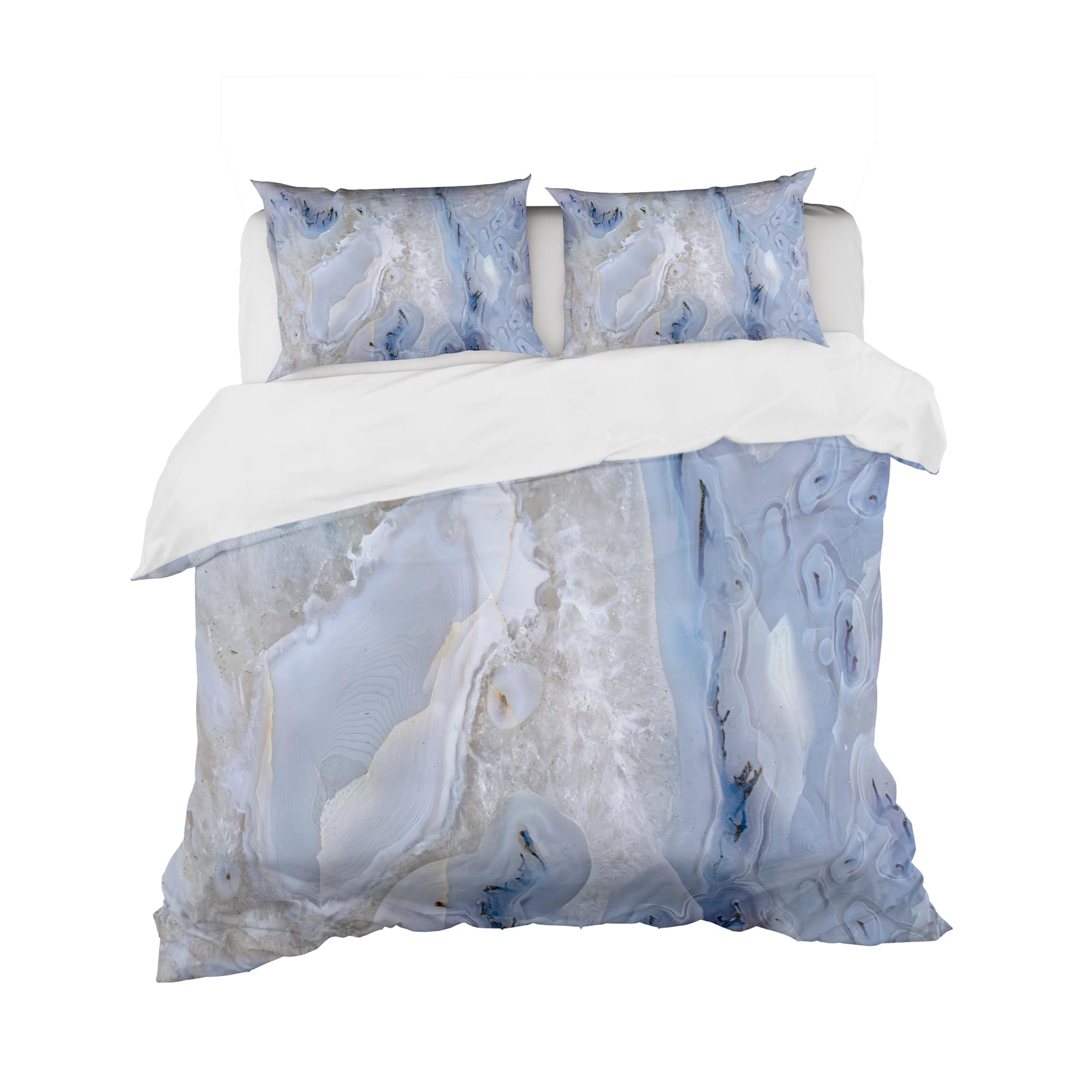Designart 'Agate Stone Background' Modern & Contemporary Bedding Set - Duvet Cover & Shams