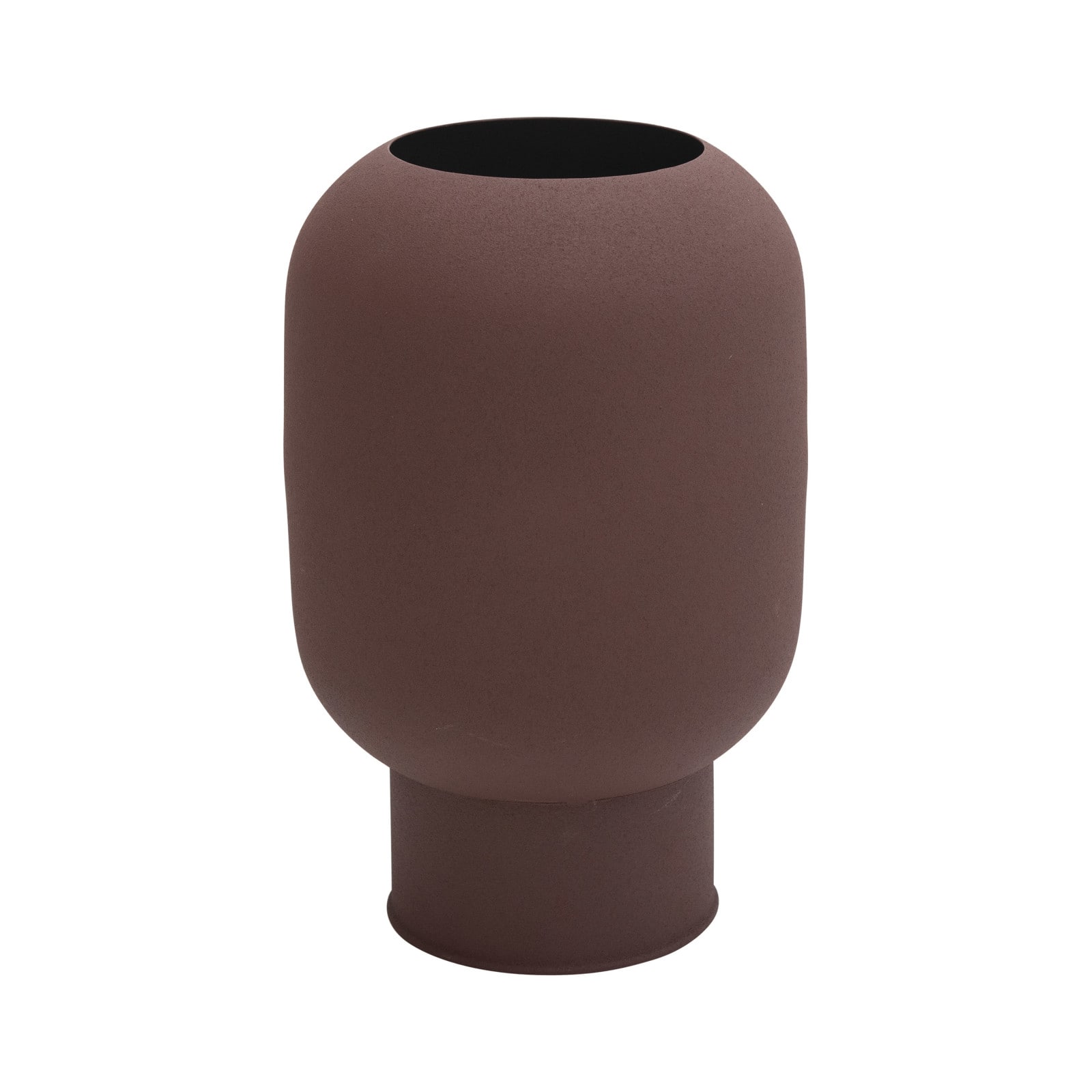 Hello Honey® 11.25" Plum Textured Decorative Flower Vase