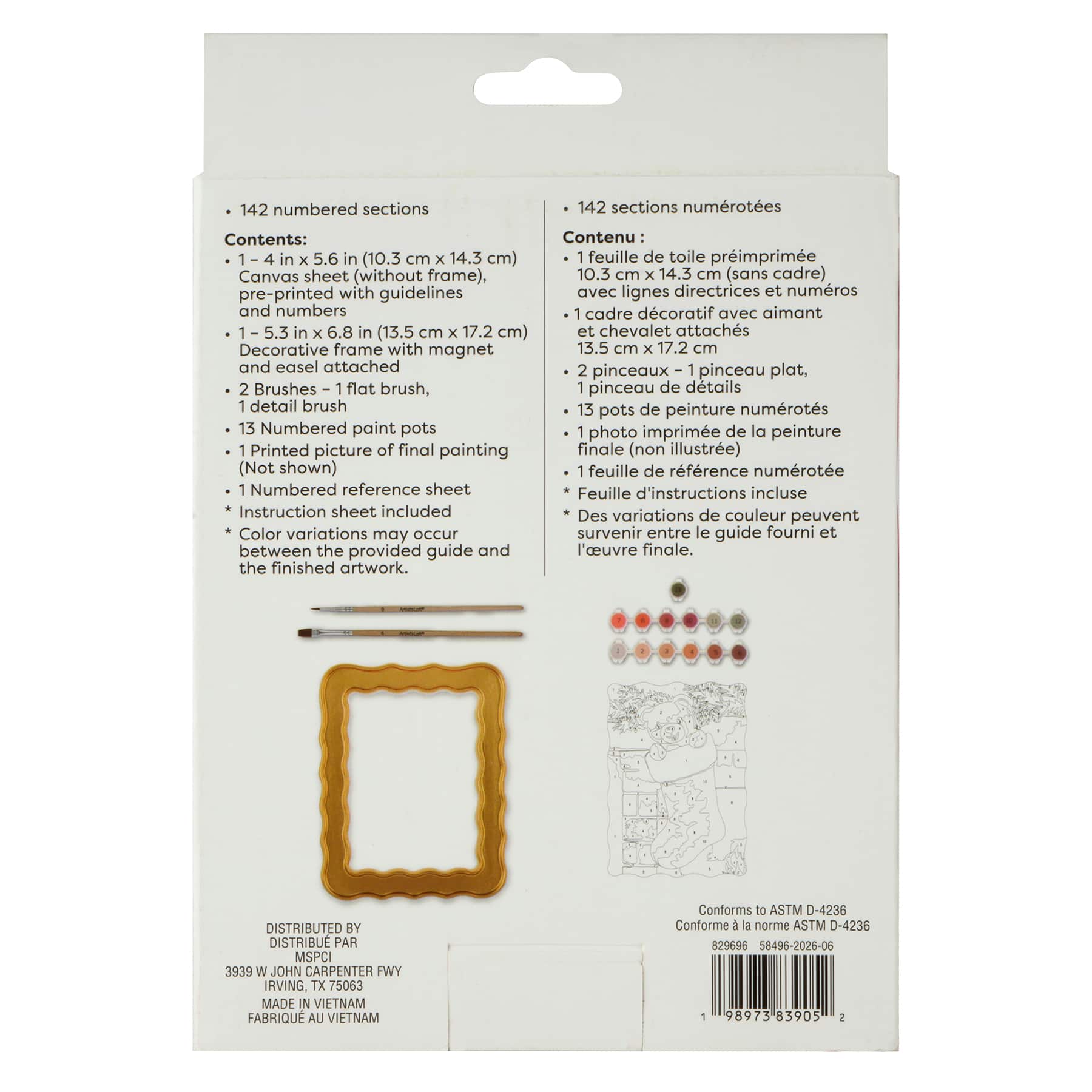 Christmas Stocking Paint-by-Number Framed Mini Kit by Artist's Loft®