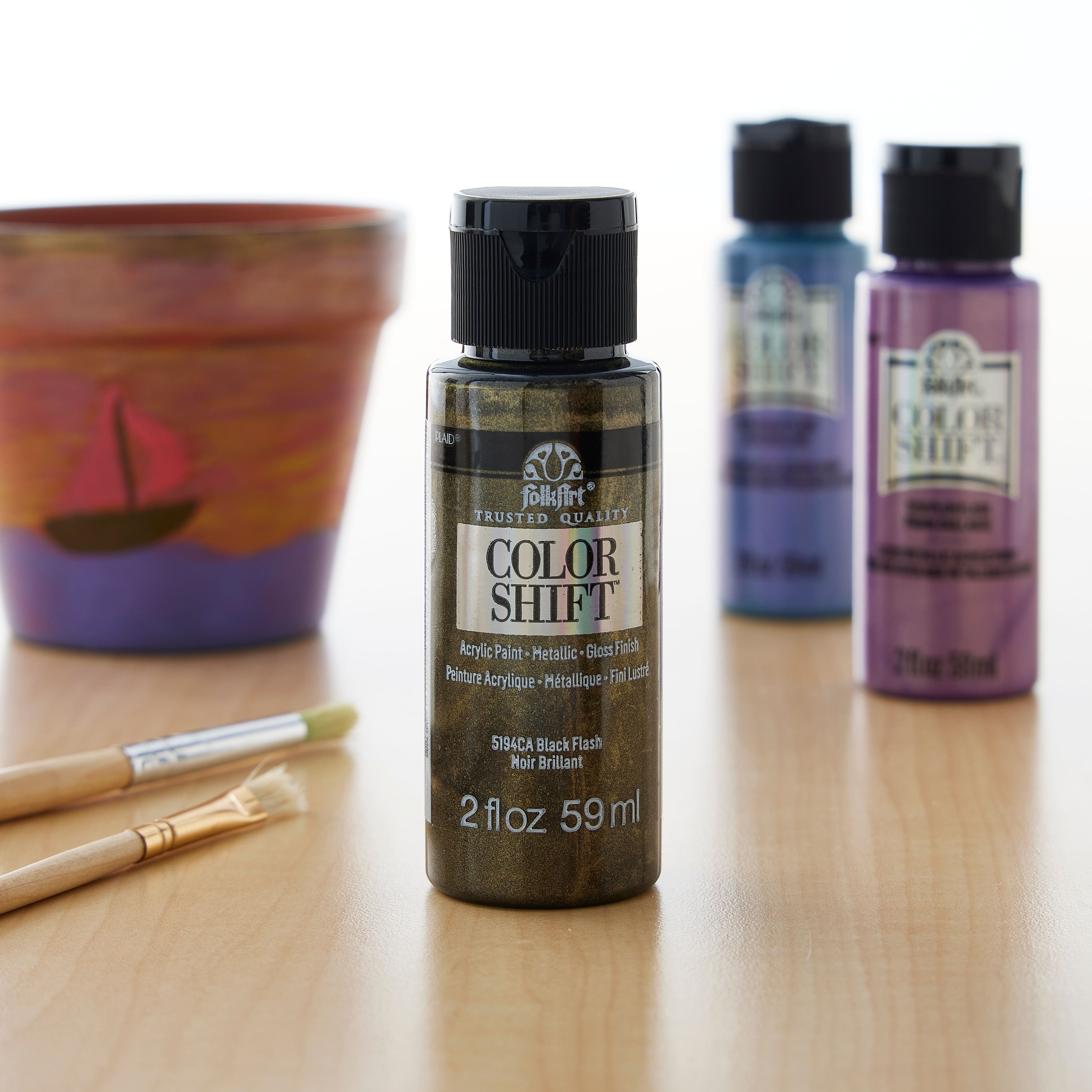 FolkArt® Color Shift™ Gloss Finish Metallic Acrylic Paint