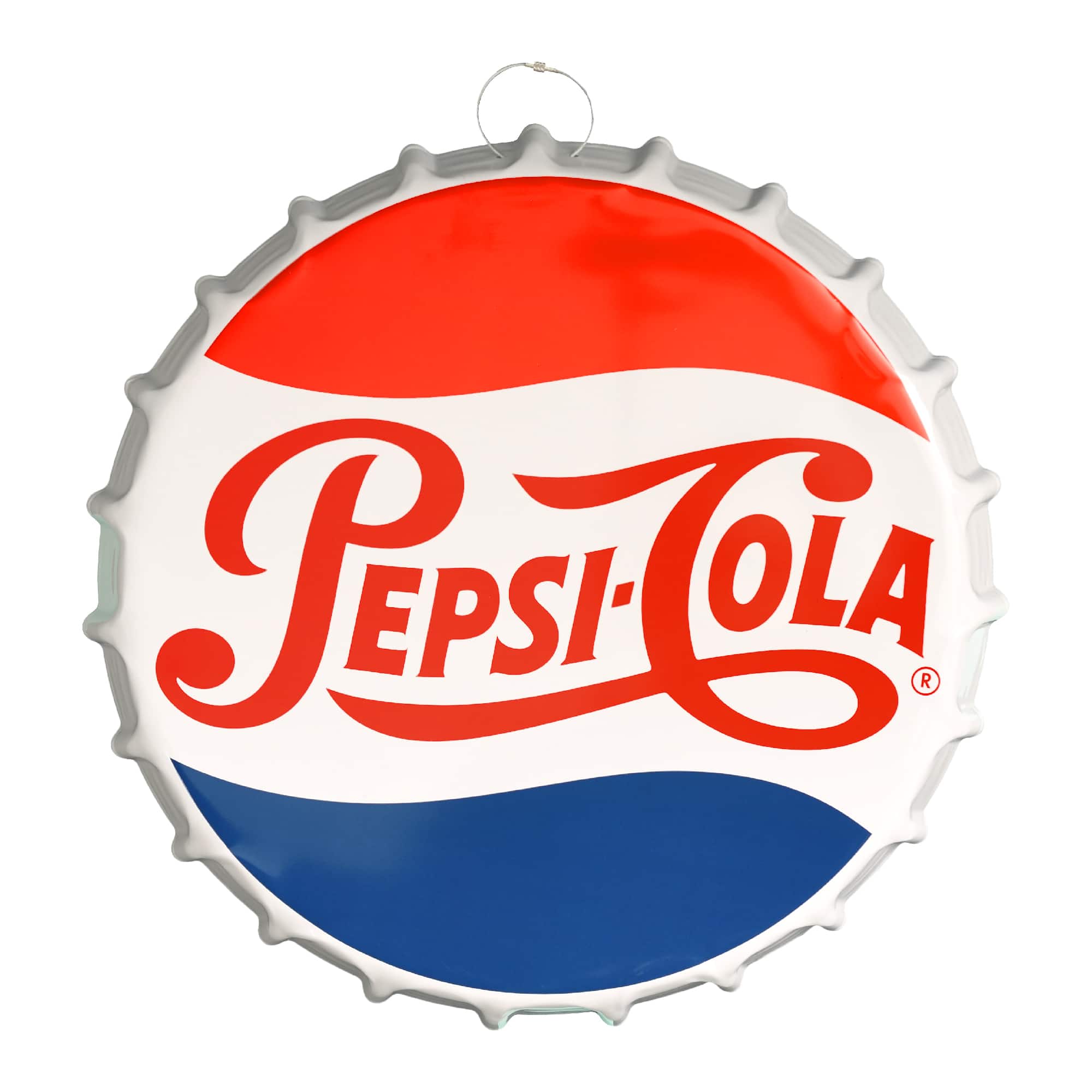 American Art Decor 16" Pepsi Cola Vintage Bottle Cap Metal Retro Soda Décor Wall Sign
