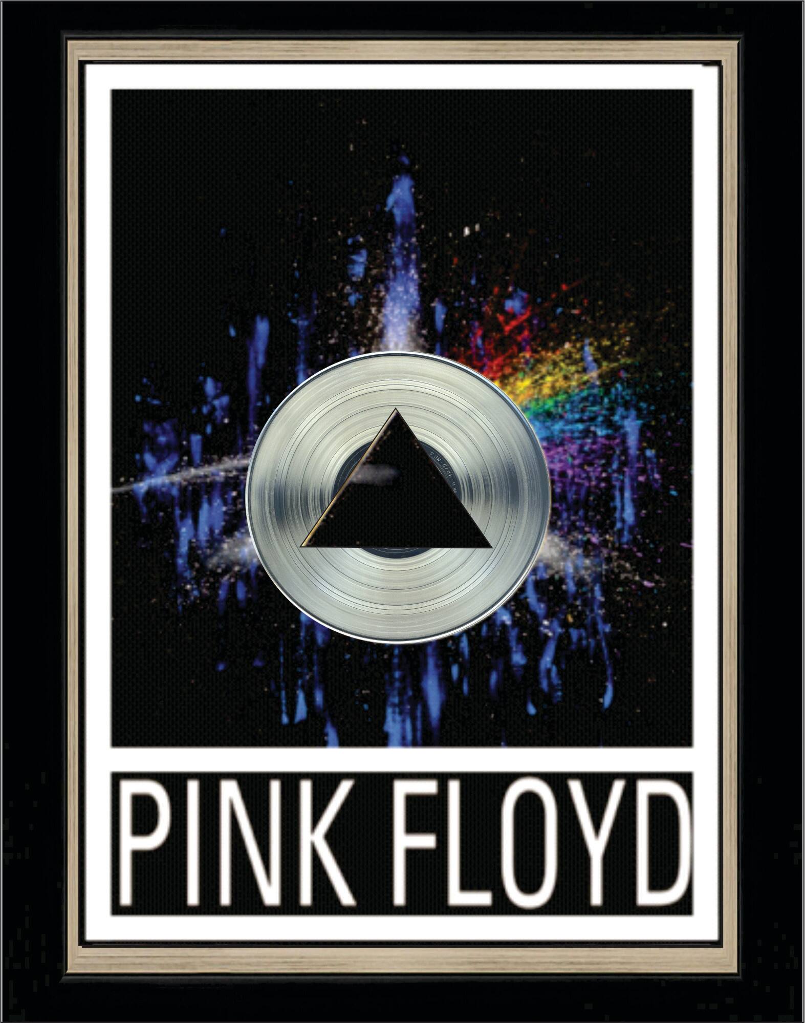 Pink Floyd Paint Splash  Framed Print 29.5" x 38.5"