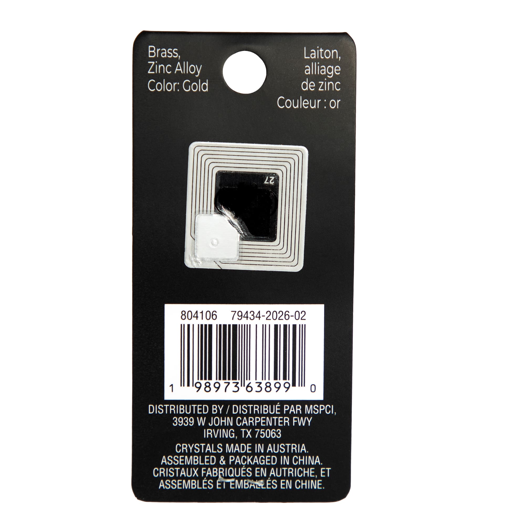 Black Star Austrian Crystal Charm by Bead Landing™
