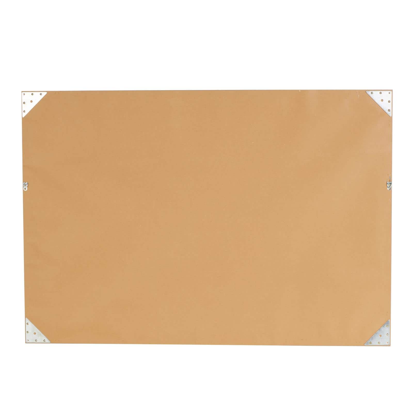 Silver Canvas Ocean Landscape Textured Framed Wall Art with Black & White Accents