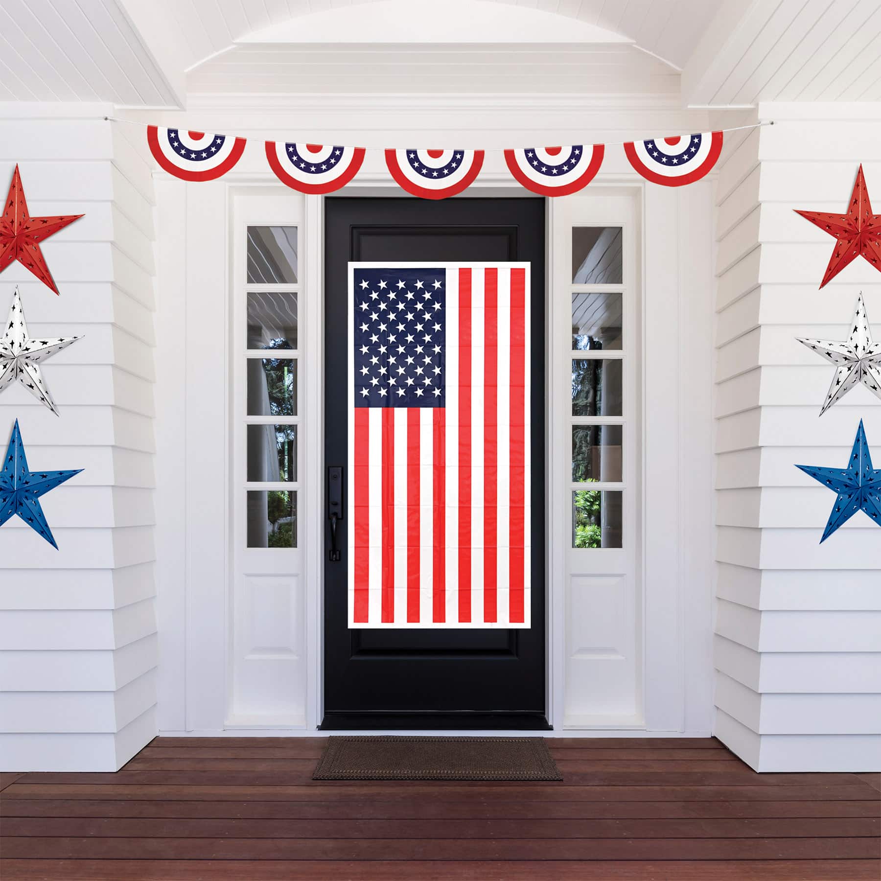 Beistle 11" x 12ft. Patriotic Bunting Banners, 2ct.