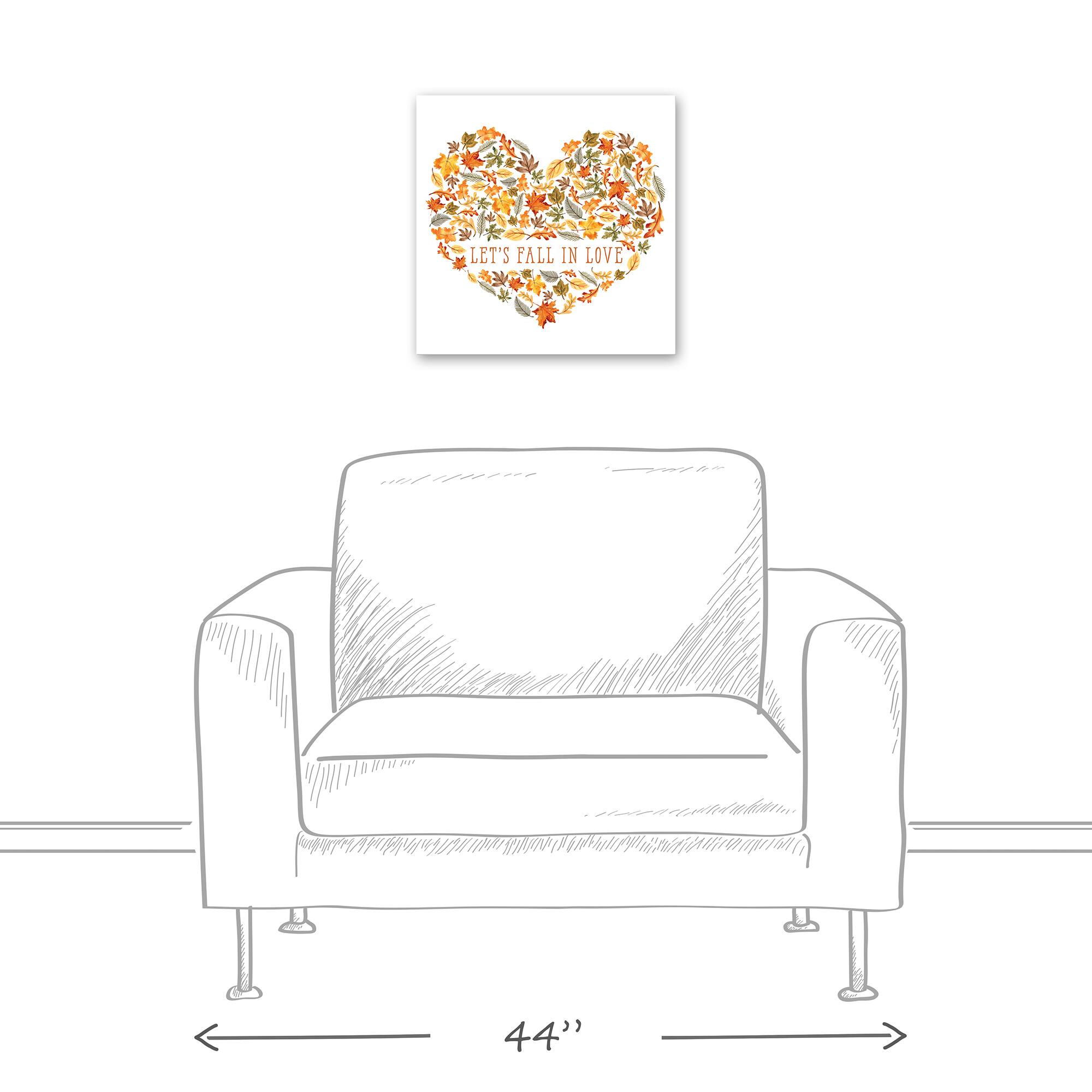 Let's Fall in Love Canvas Wall Art