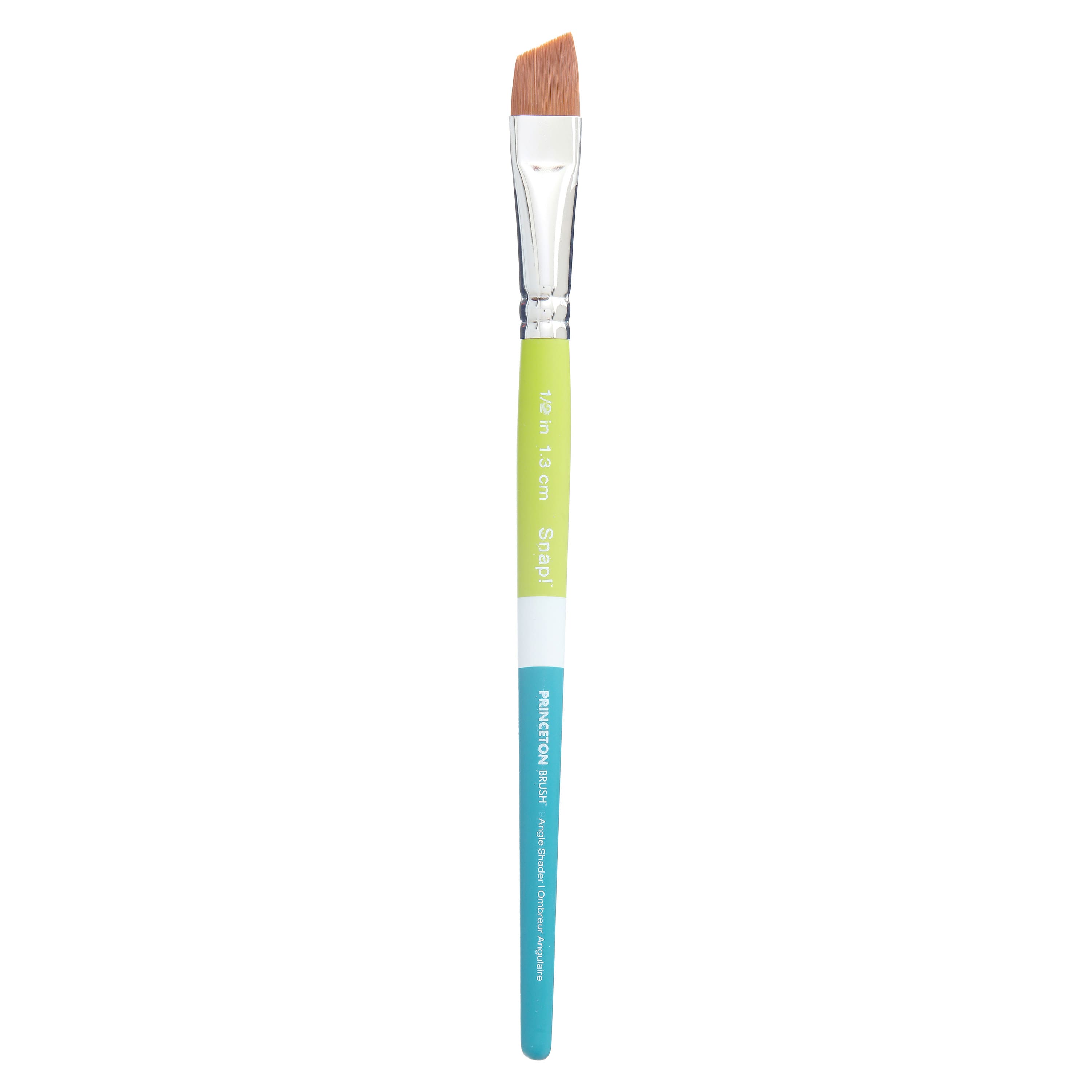 Princeton™ Snap!™ Series 9950 Synthetic Short Handle Angle Shader Brush