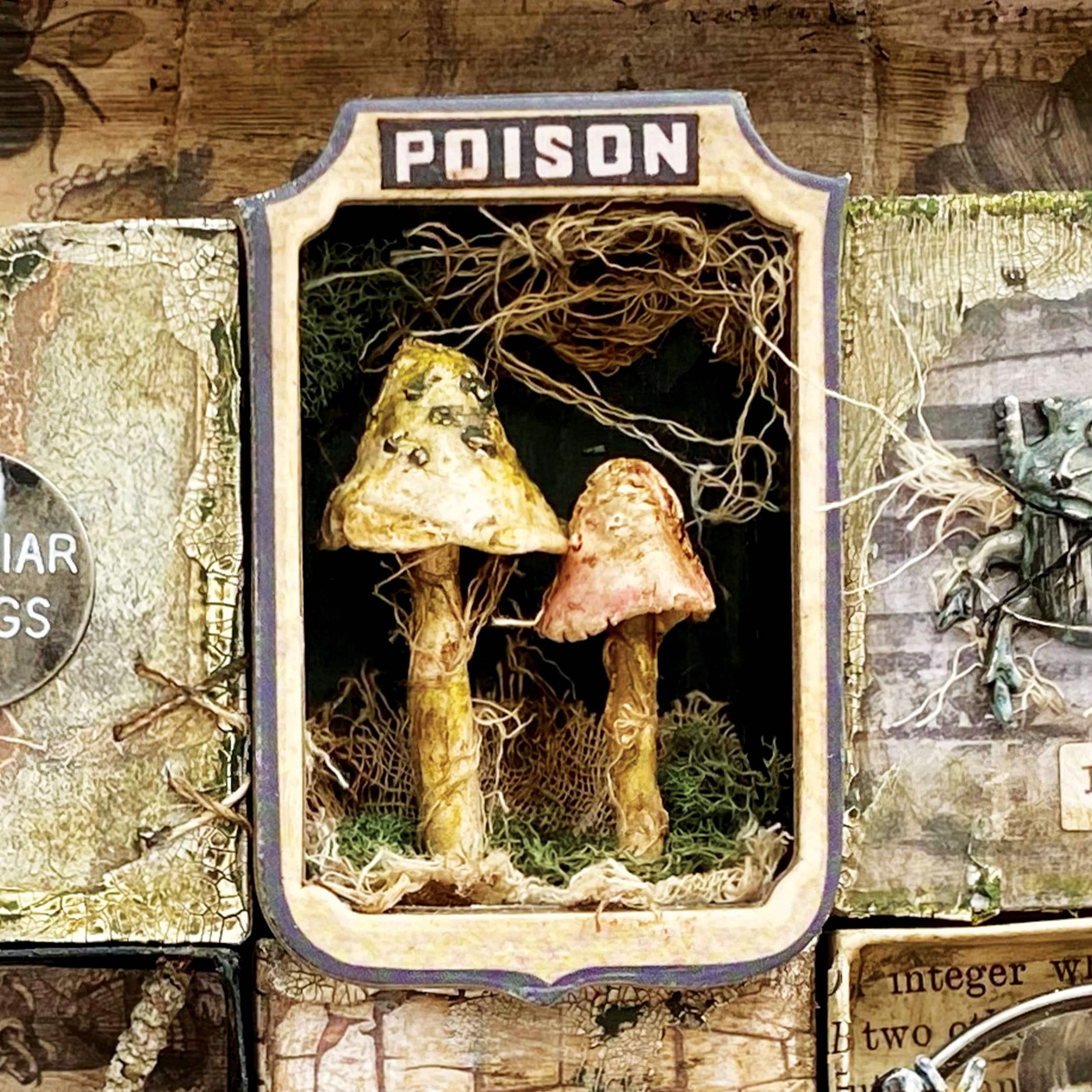 Tim Holtz® Idea-Ology Toadstool Embellishments, 3ct. | Michaels